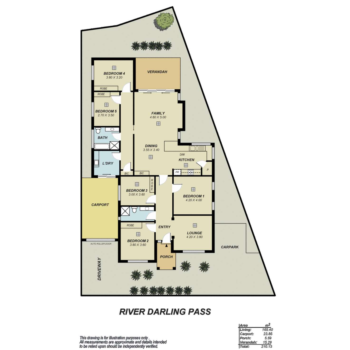 Floorplan of Homely house listing, 6 River Darling Pass, Blakeview SA 5114