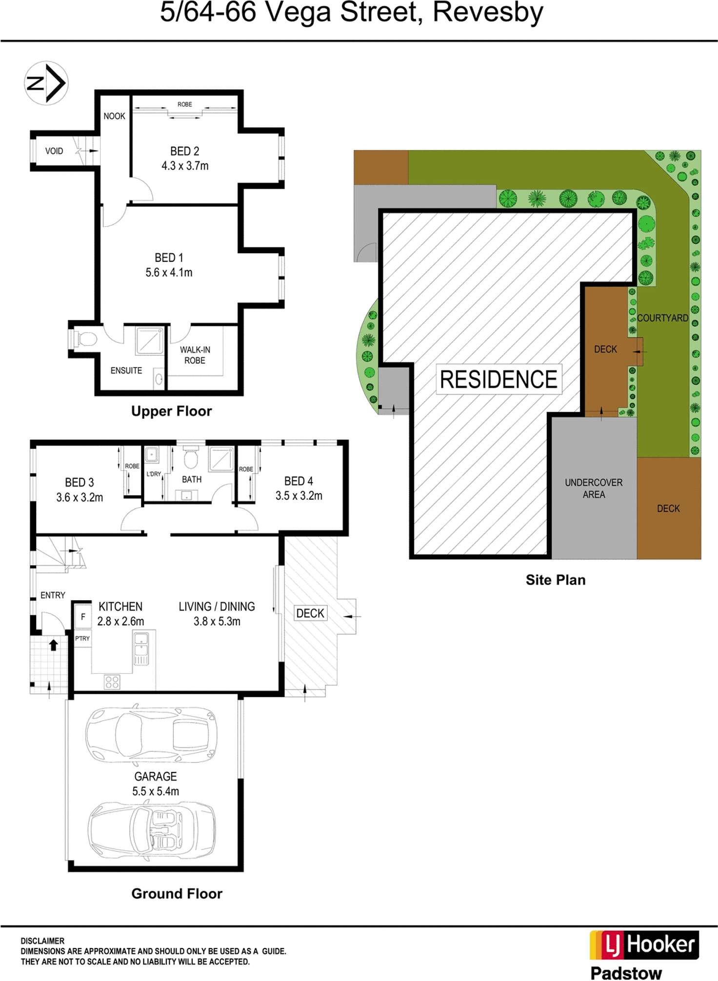 Floorplan of Homely townhouse listing, 5/64-66 Vega Street, Revesby NSW 2212