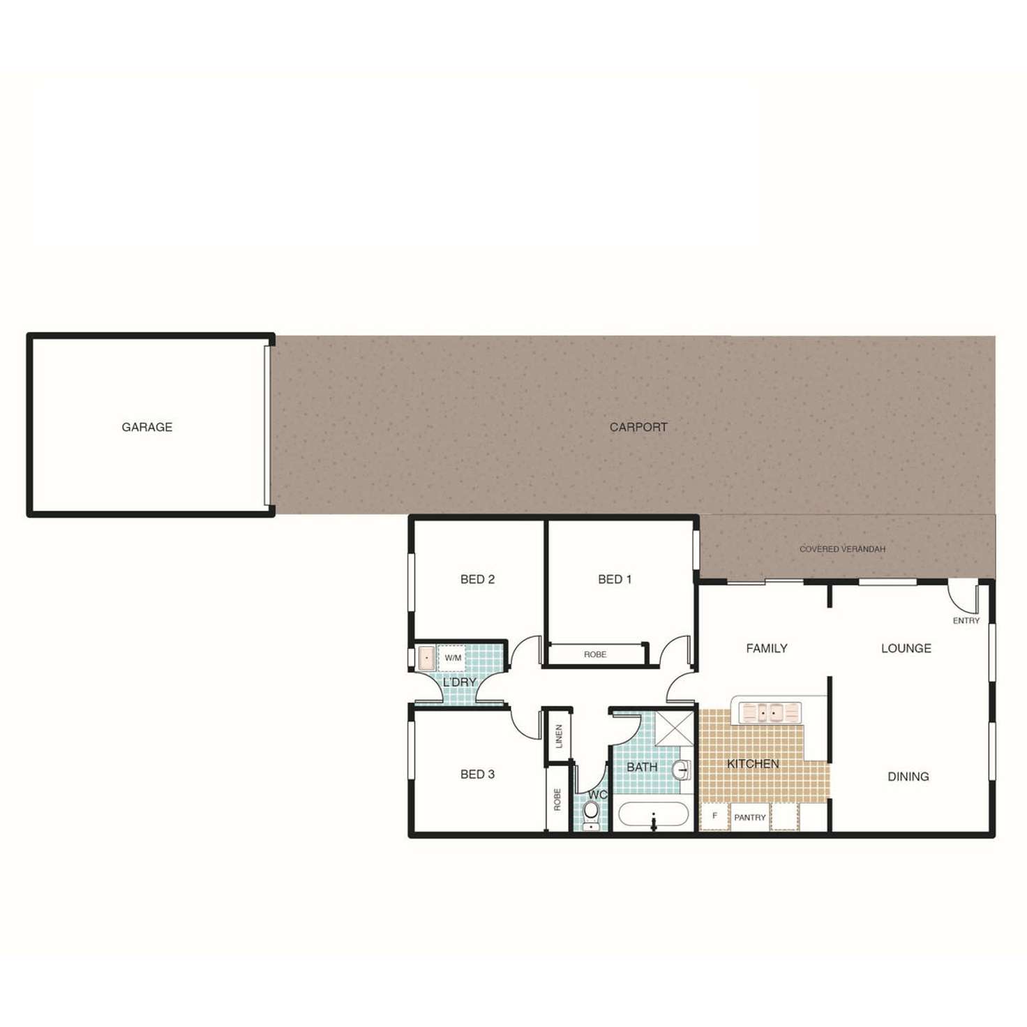 Floorplan of Homely house listing, 22 Perrin Circuit, Banks ACT 2906