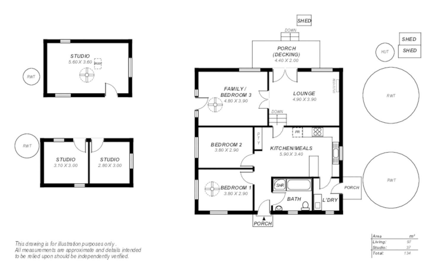 Floorplan of Homely house listing, 3 Pochin Street, Macclesfield SA 5153