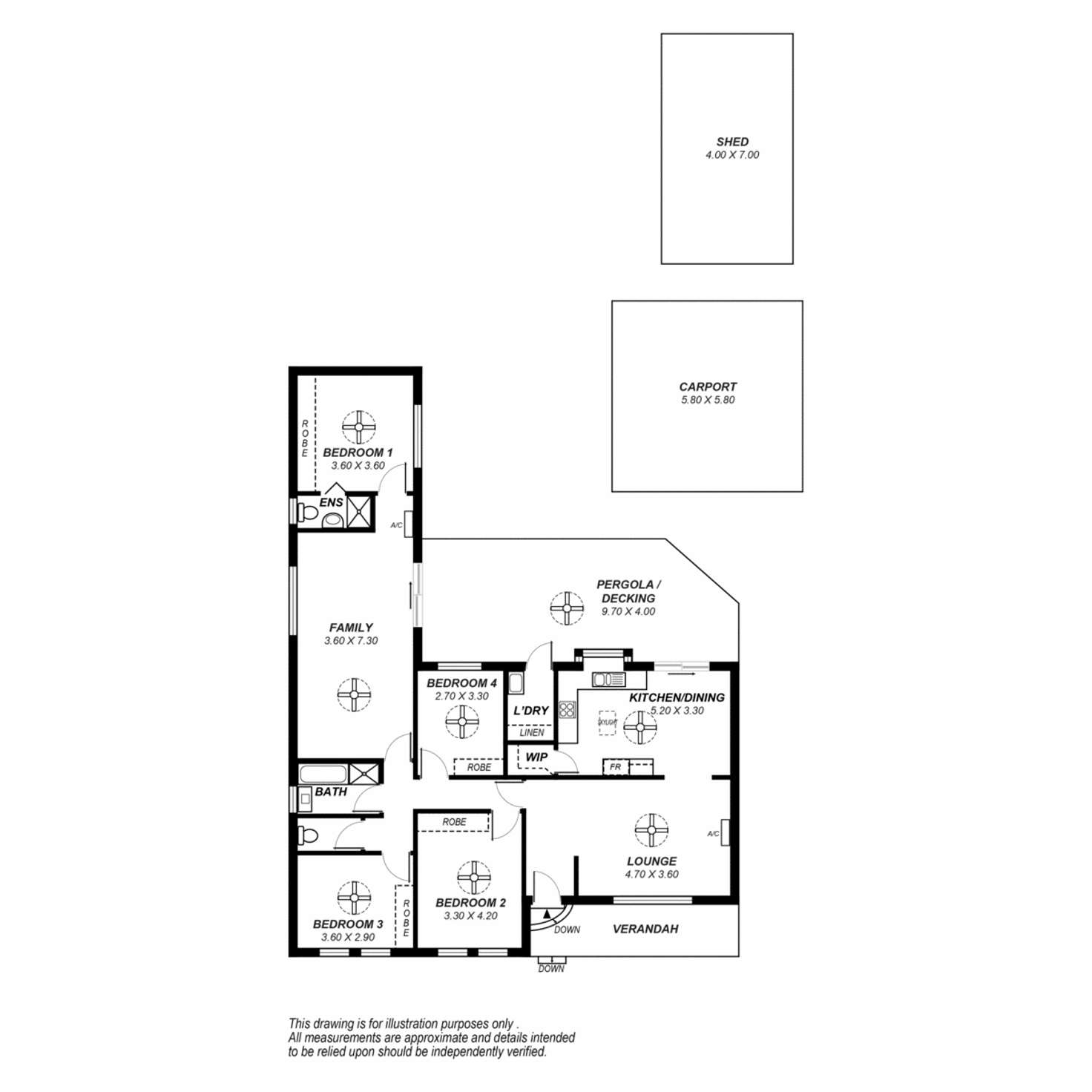 Floorplan of Homely house listing, 245 Hancock Road, Banksia Park SA 5091