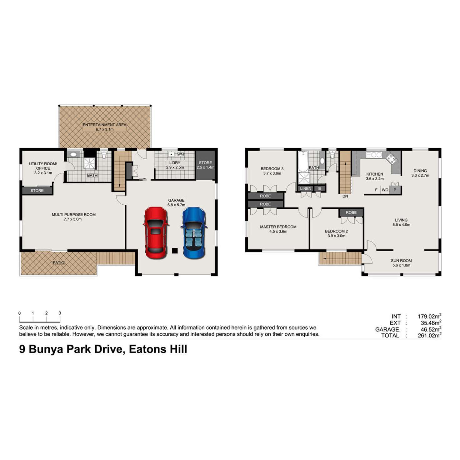 Floorplan of Homely house listing, 9 Bunya Park Drive, Eatons Hill QLD 4037