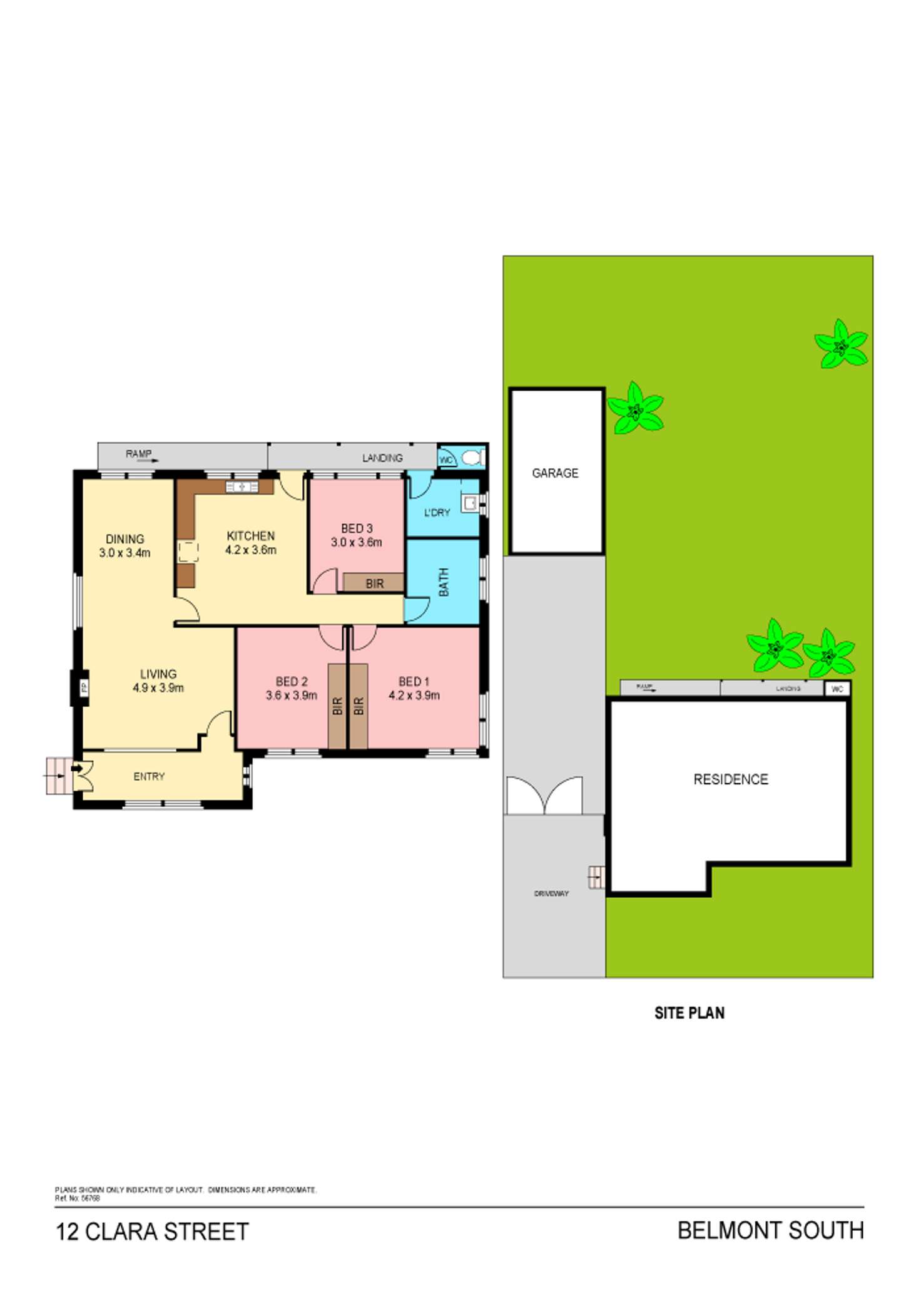 Floorplan of Homely house listing, 12 Clara Street, Belmont South NSW 2280