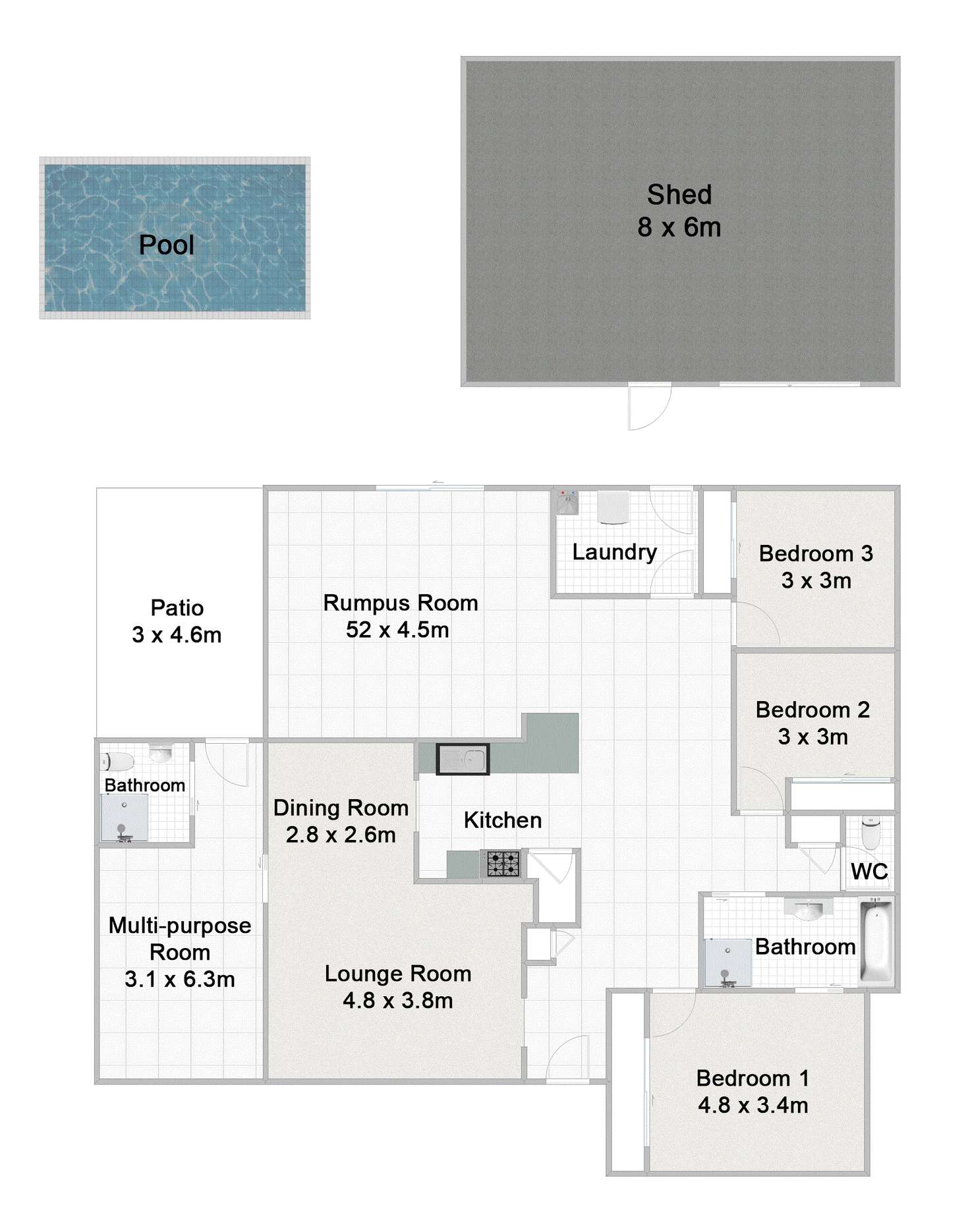Floorplan of Homely house listing, 7 Elaroo Street, Marsden QLD 4132