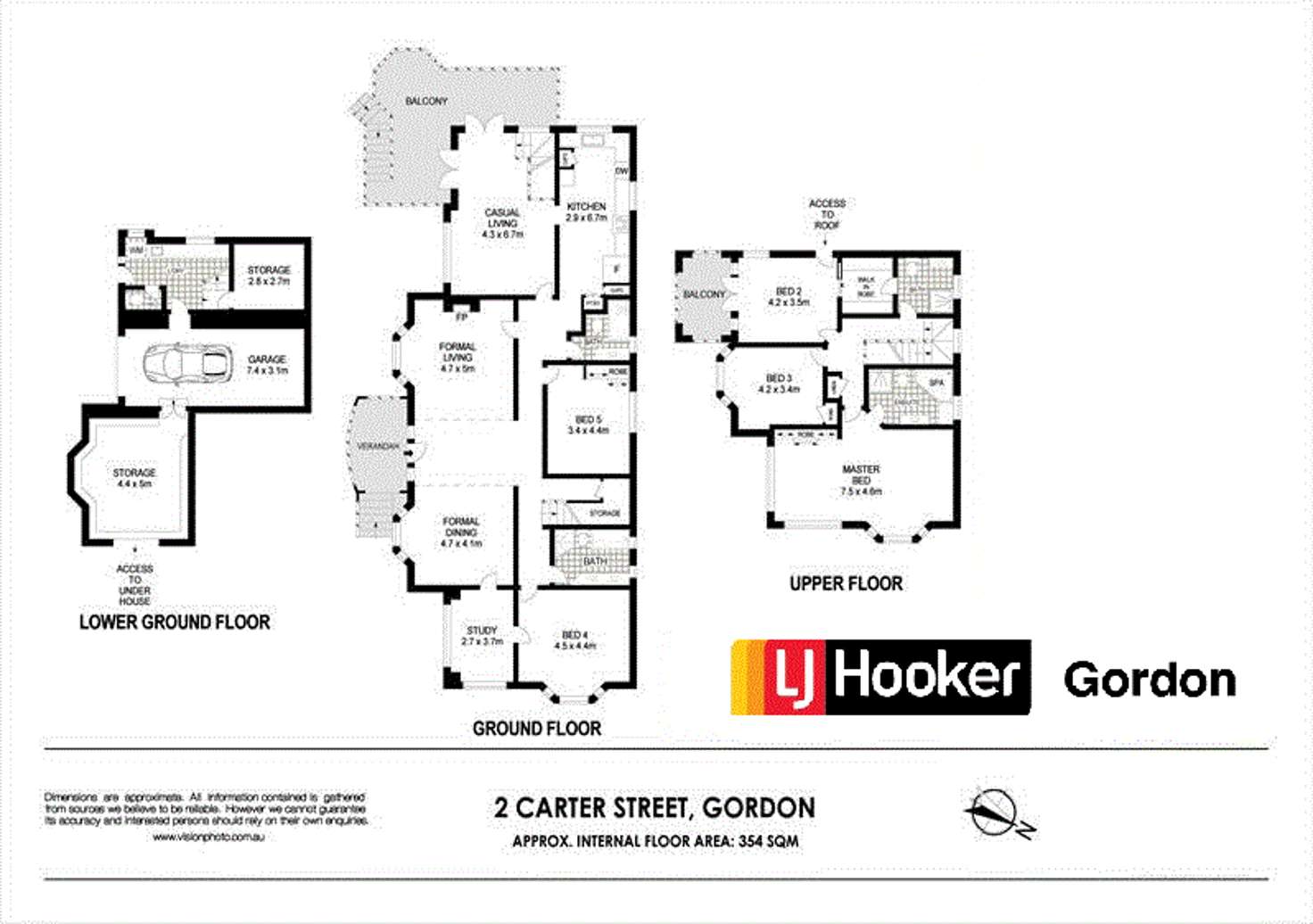 Floorplan of Homely house listing, 2 Carter Street, Gordon NSW 2072