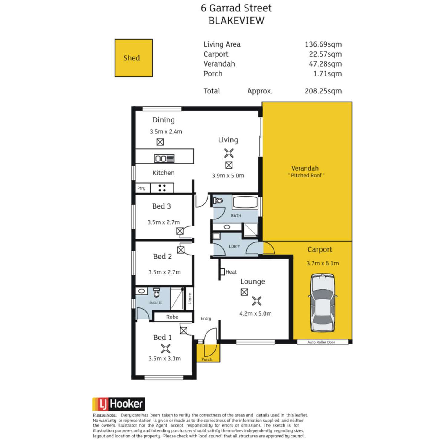 Floorplan of Homely house listing, 6 Garrad Street, Blakeview SA 5114