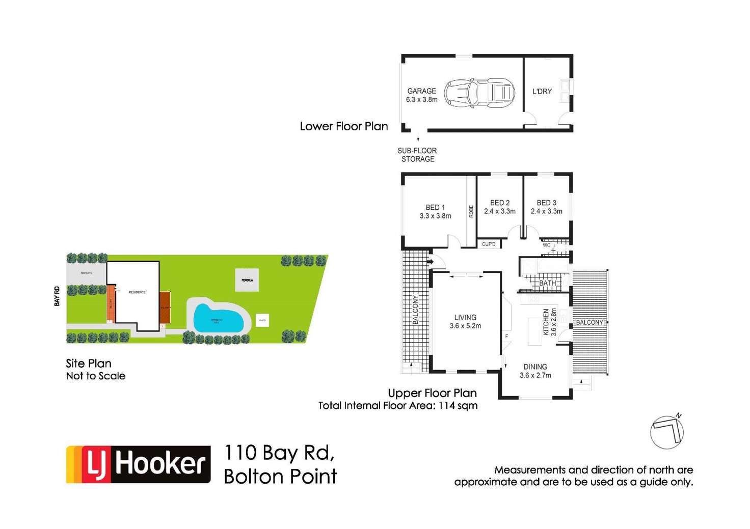 Floorplan of Homely house listing, 110 Bay Road, Bolton Point NSW 2283