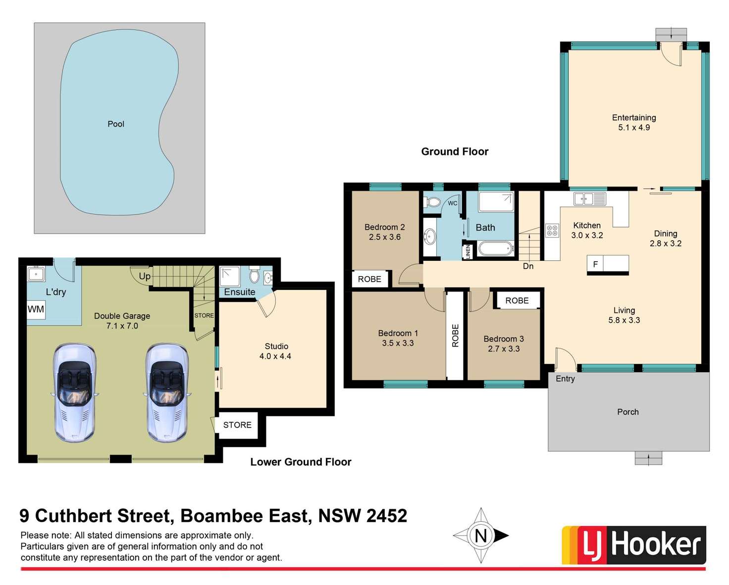 Floorplan of Homely house listing, 9 Cuthbert Street, Boambee East NSW 2452