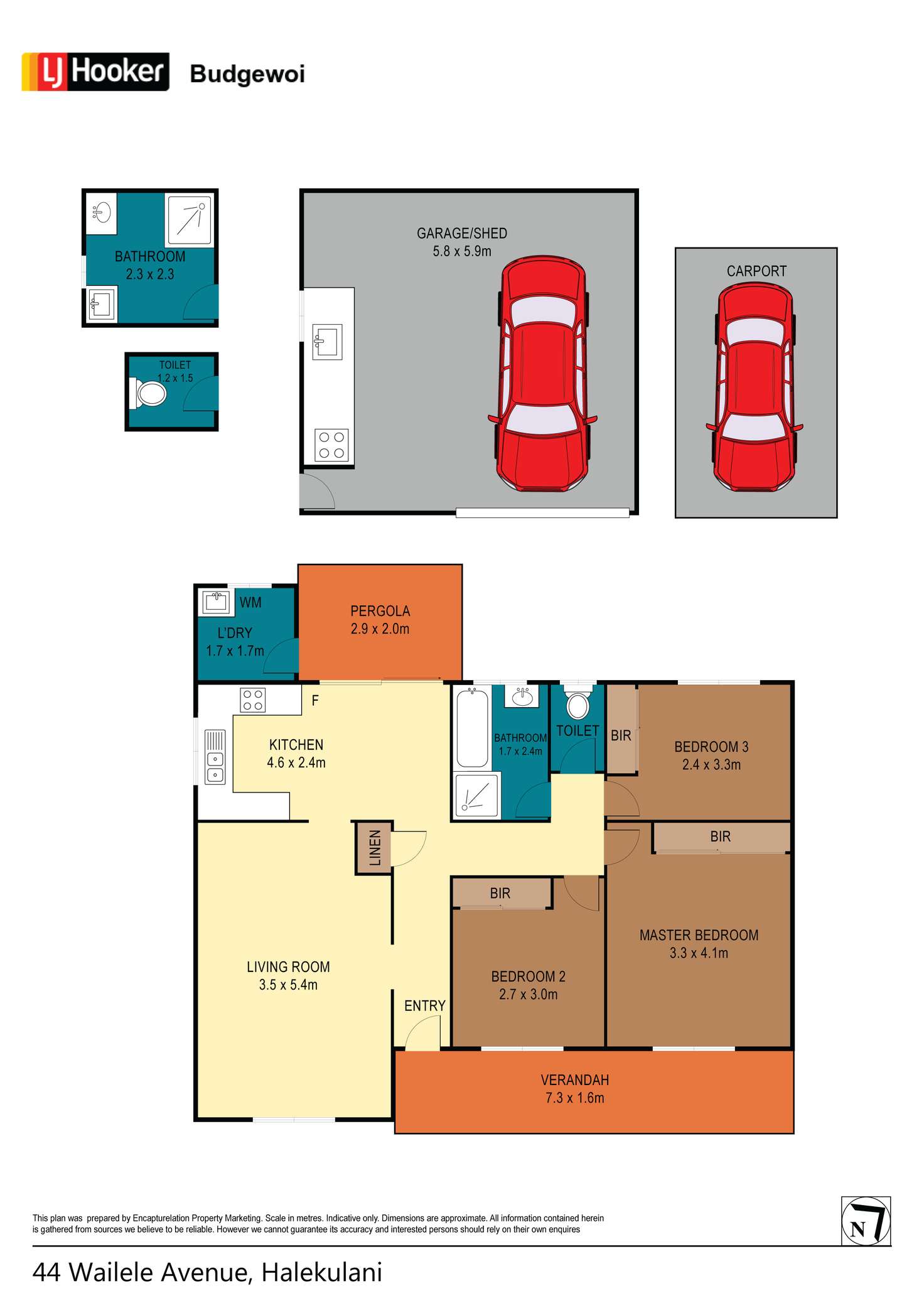 Floorplan of Homely house listing, 44 Wailele Avenue, Budgewoi NSW 2262