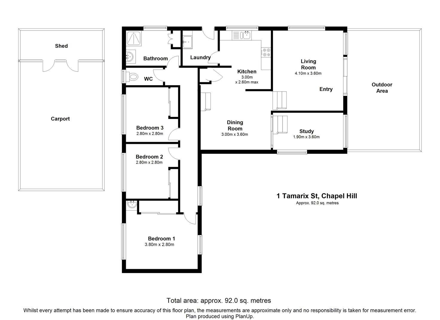 Floorplan of Homely house listing, 1 Tamarix Street, Chapel Hill QLD 4069