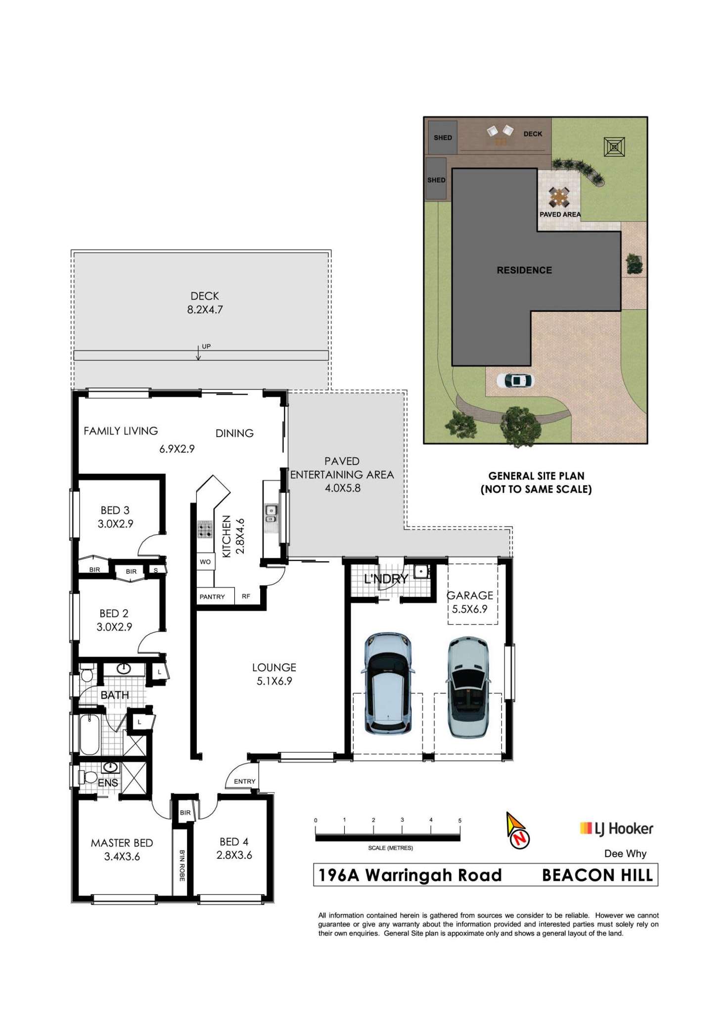 Floorplan of Homely house listing, 196A Warringah Road, Beacon Hill NSW 2100