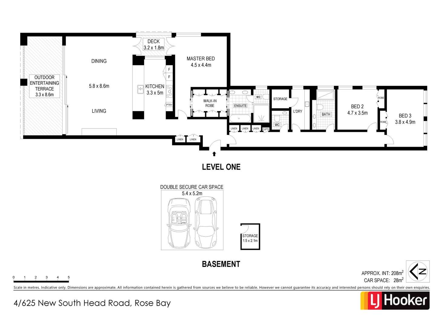 Floorplan of Homely apartment listing, 4/625 New South Head Road, Rose Bay NSW 2029