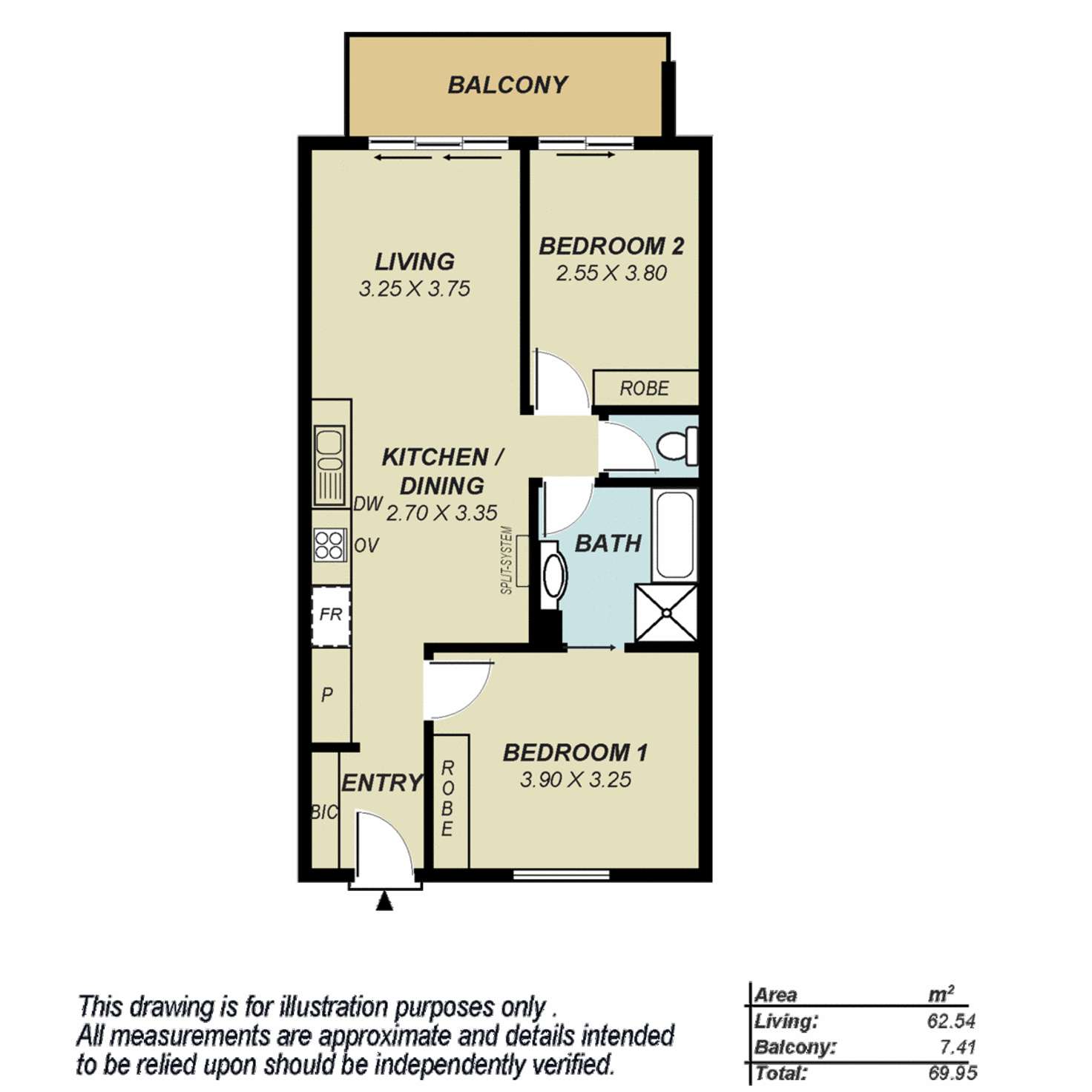 Floorplan of Homely apartment listing, 21/10 Light Common, Mawson Lakes SA 5095