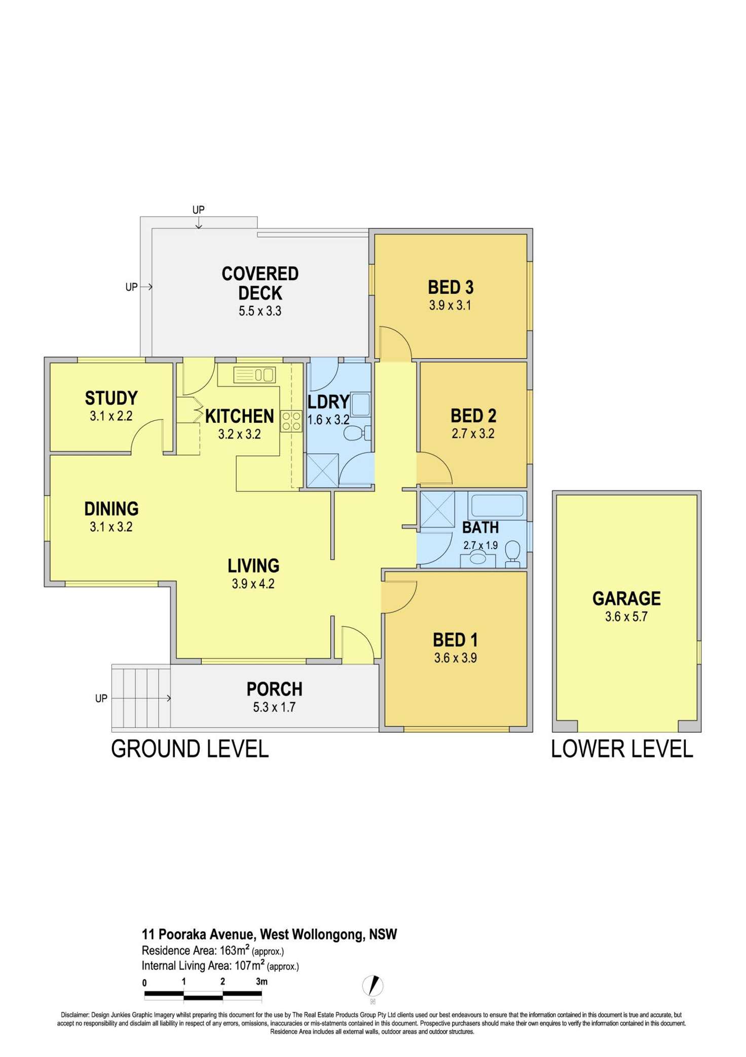 Floorplan of Homely house listing, 11 Pooraka Avenue, West Wollongong NSW 2500