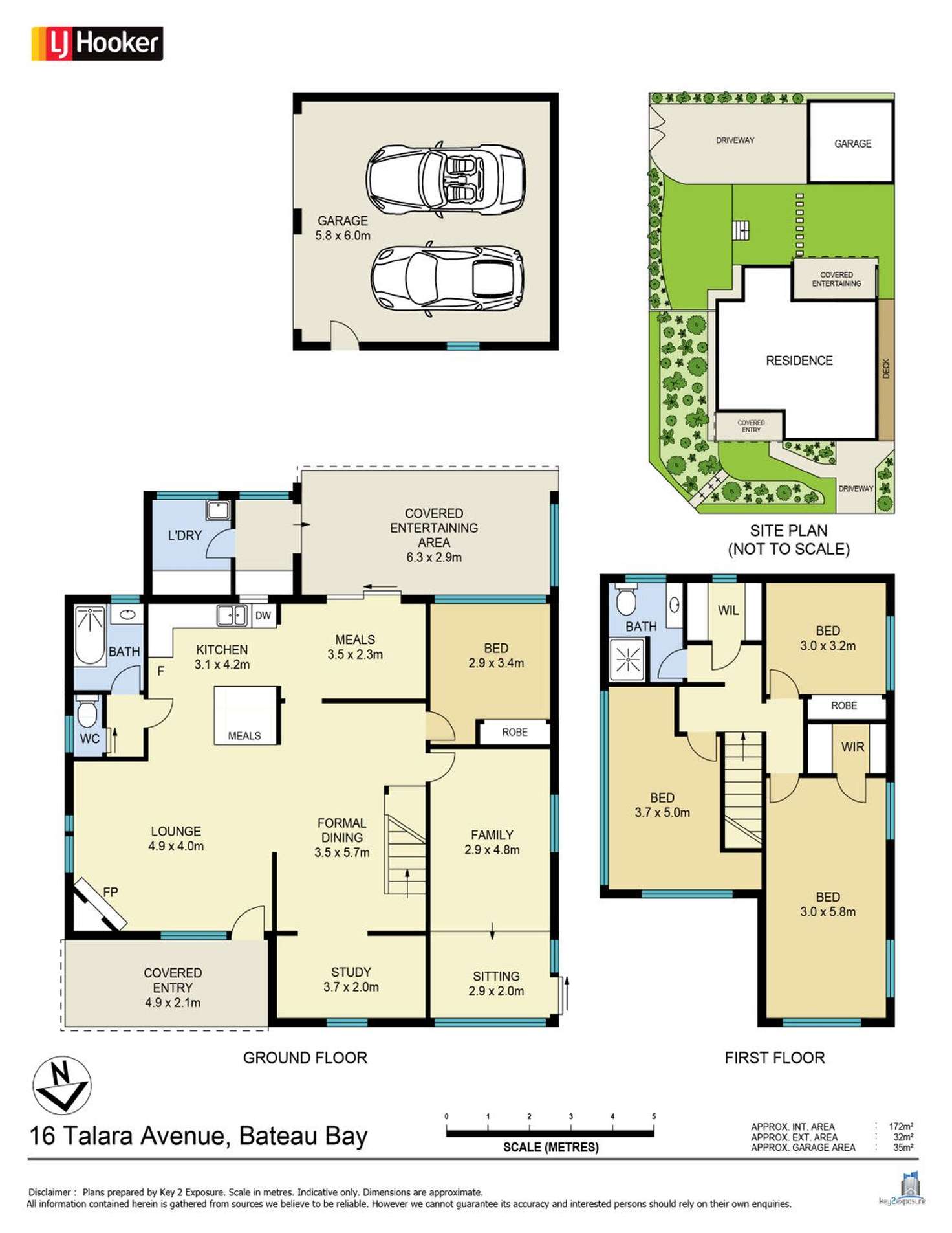 Floorplan of Homely house listing, 16 Talara Avenue, Bateau Bay NSW 2261