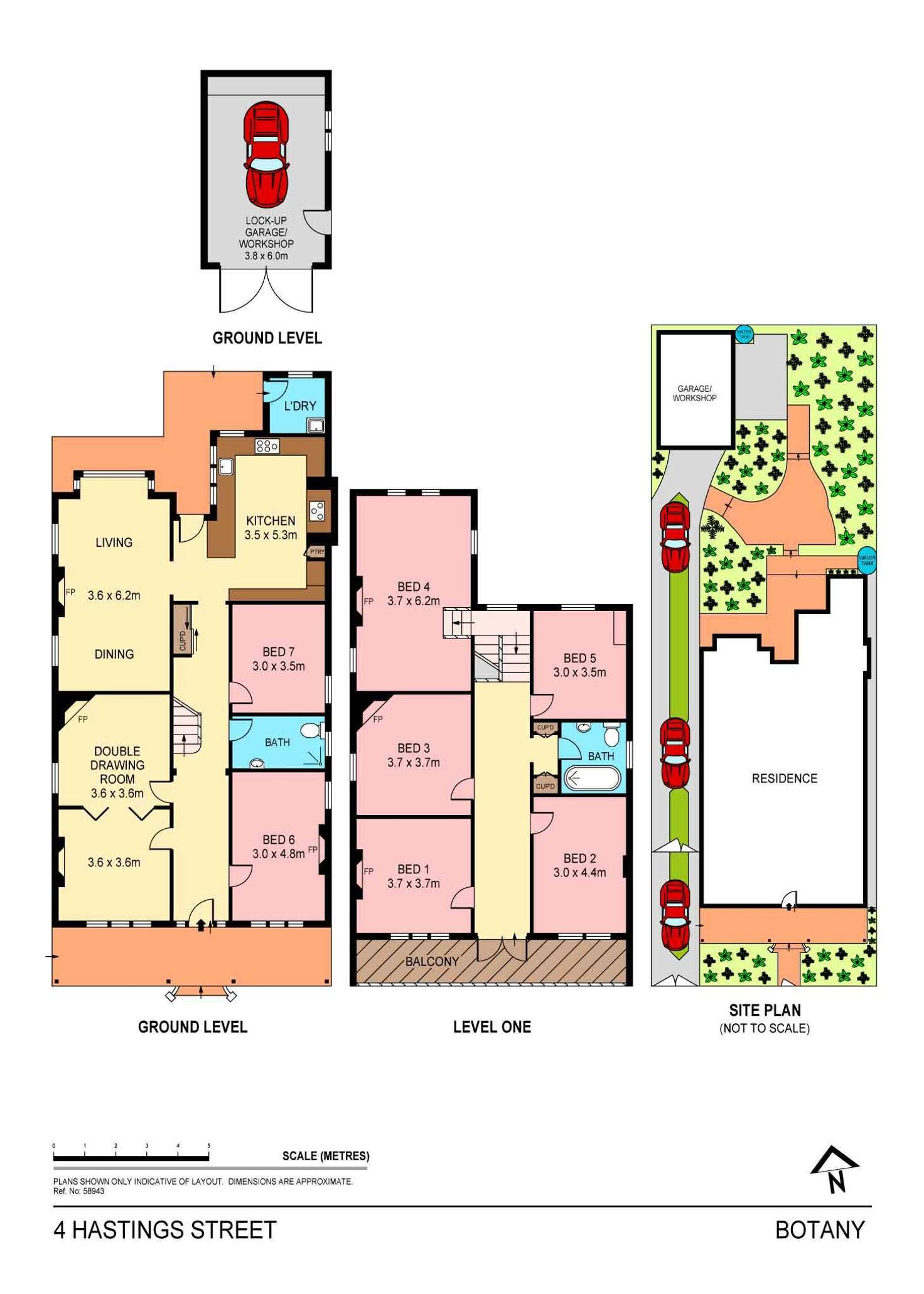 Floorplan of Homely house listing, 4 Hastings Street, Botany NSW 2019