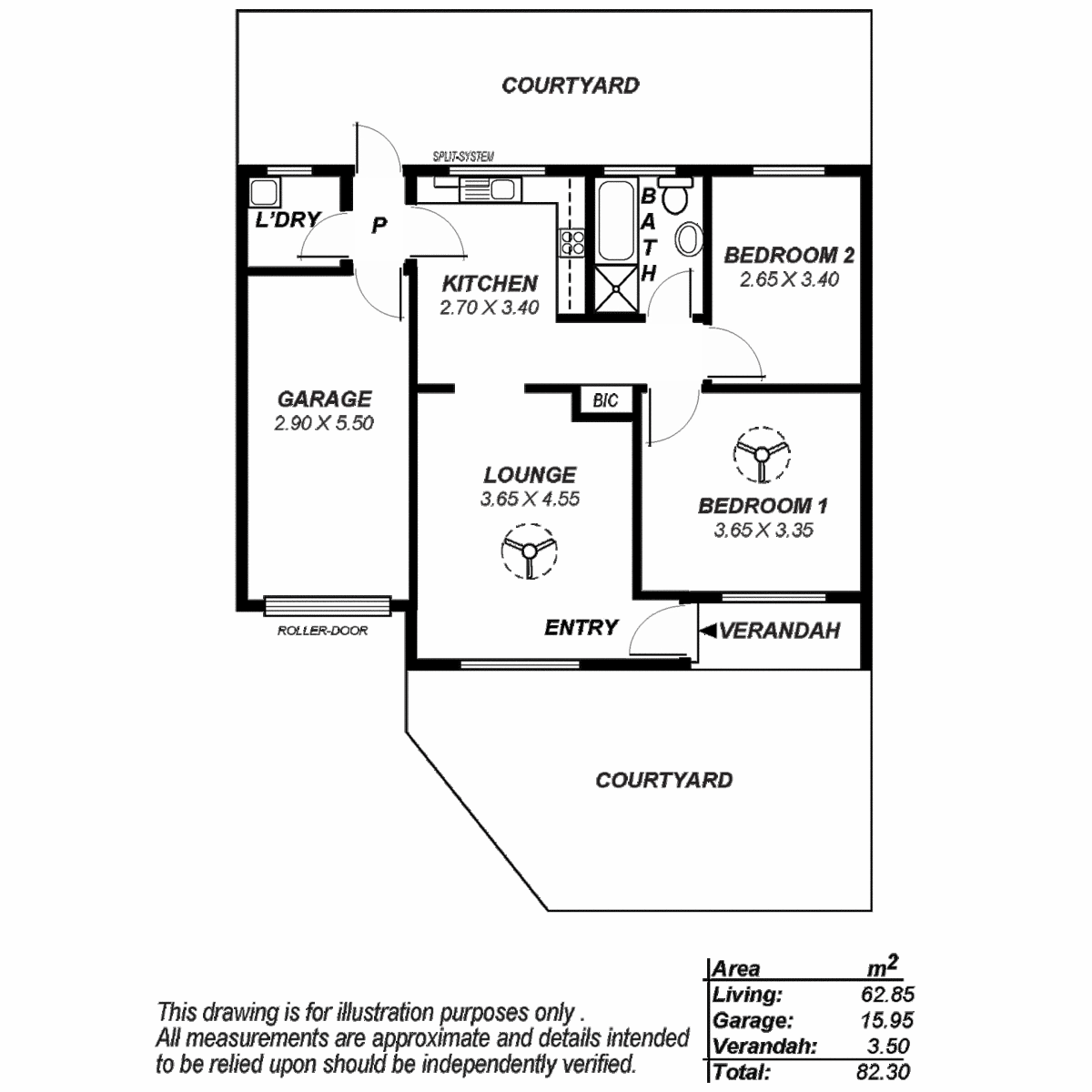 Floorplan of Homely unit listing, 5/37-39 Harvey Street, Nailsworth SA 5083