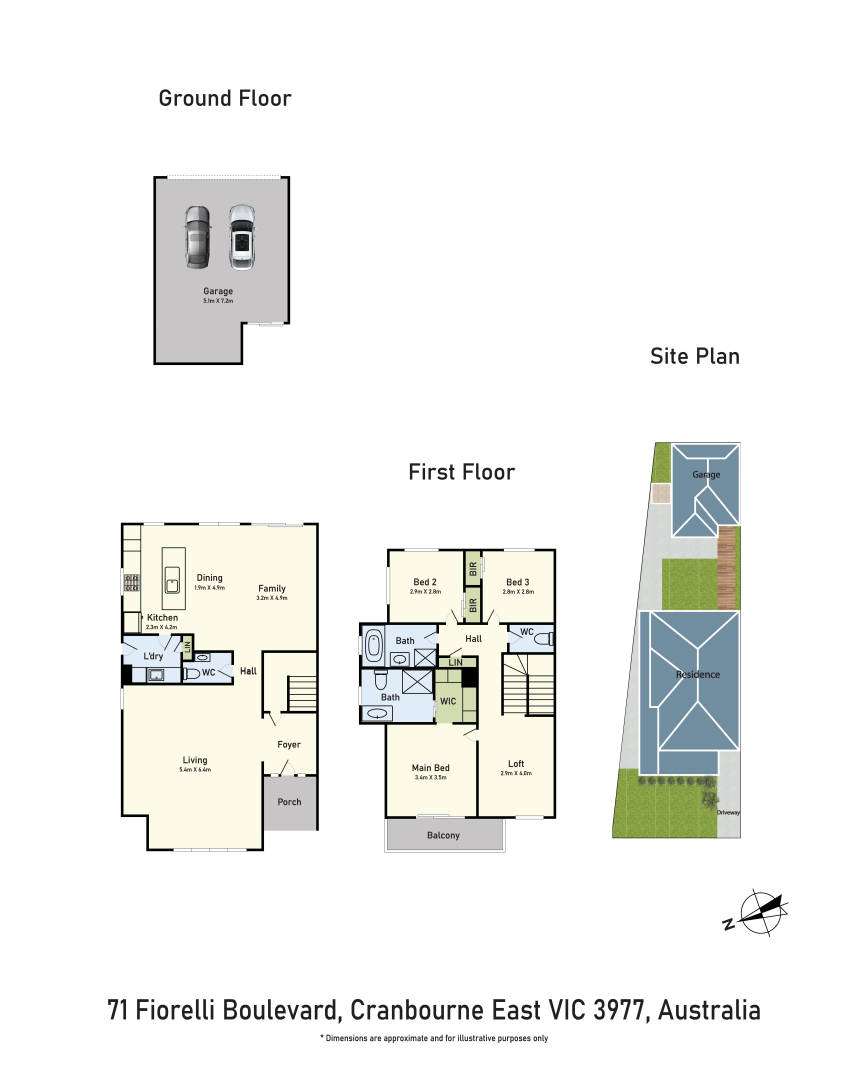 Floorplan of Homely house listing, 71 Fiorelli Boulevard, Cranbourne East VIC 3977