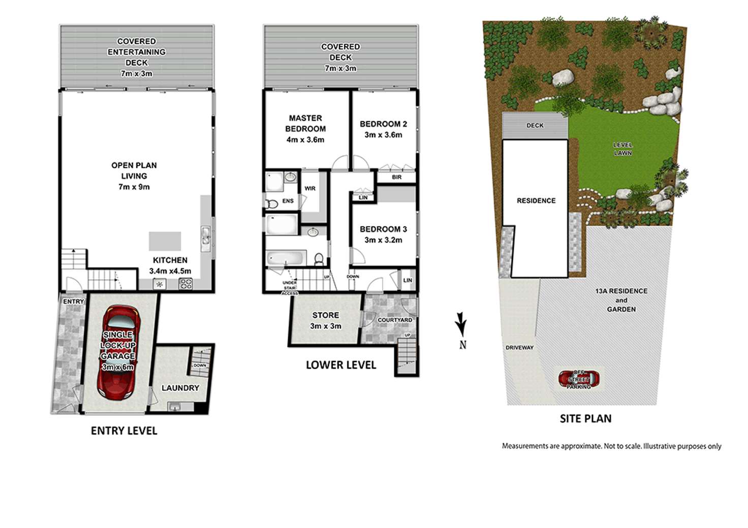 Floorplan of Homely house listing, 13B Park Avenue, Avalon Beach NSW 2107