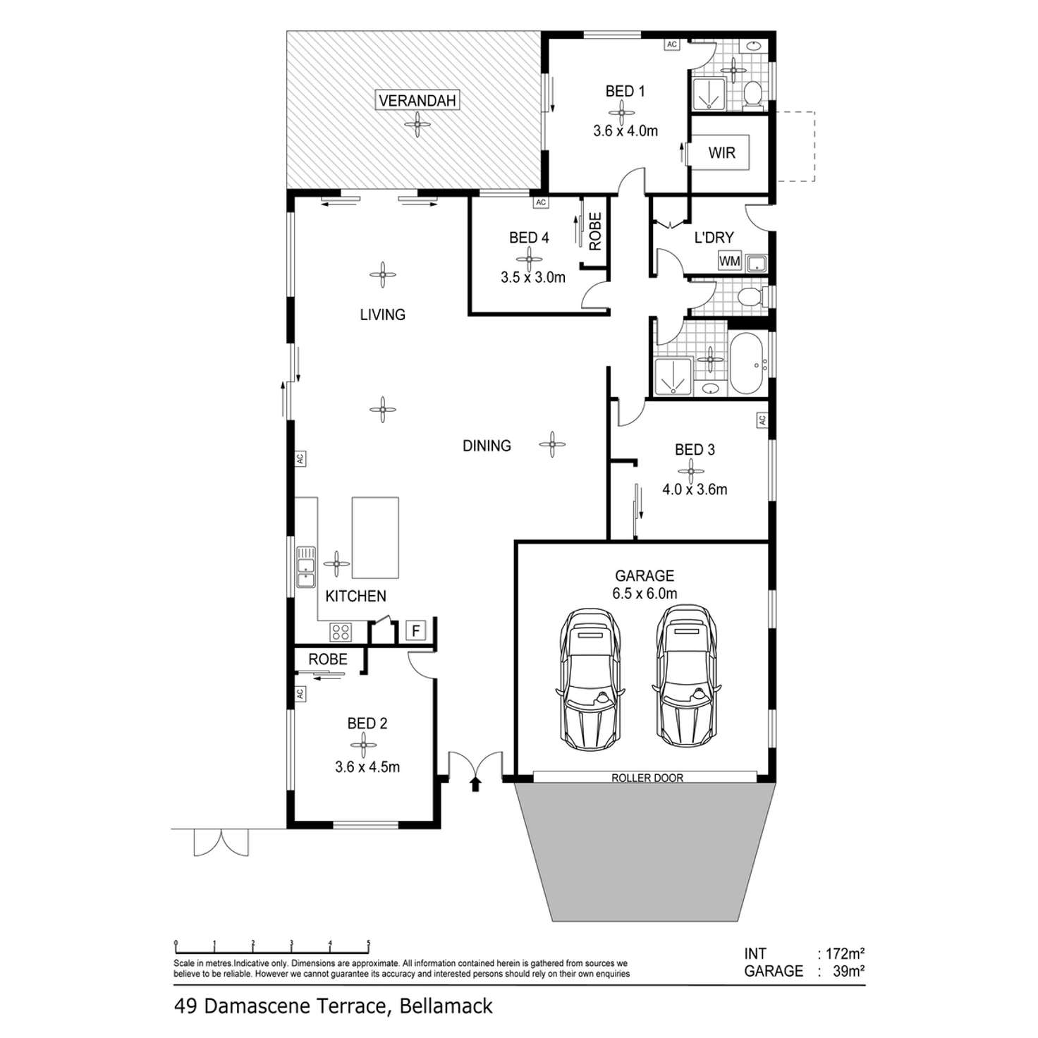 Floorplan of Homely house listing, 49 Damascene Crescent, Bellamack NT 832