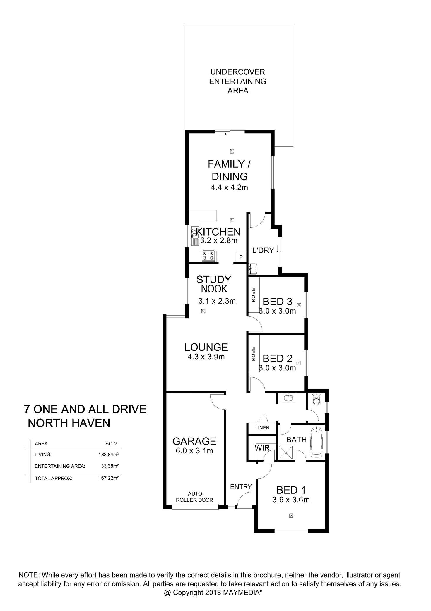 Floorplan of Homely house listing, 7 One and All Drive, North Haven SA 5018