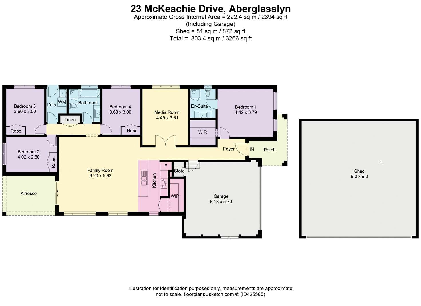 Floorplan of Homely house listing, 23 McKeachie Drive, Aberglasslyn NSW 2320