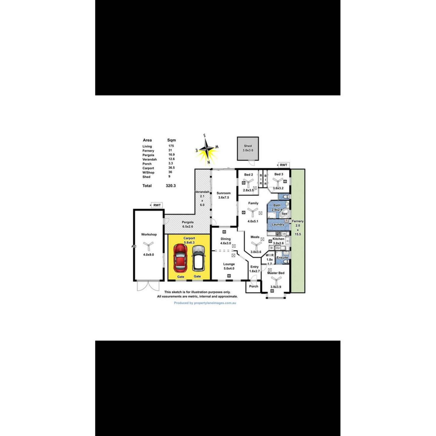 Floorplan of Homely house listing, 14 Hillier Court, Andrews Farm SA 5114