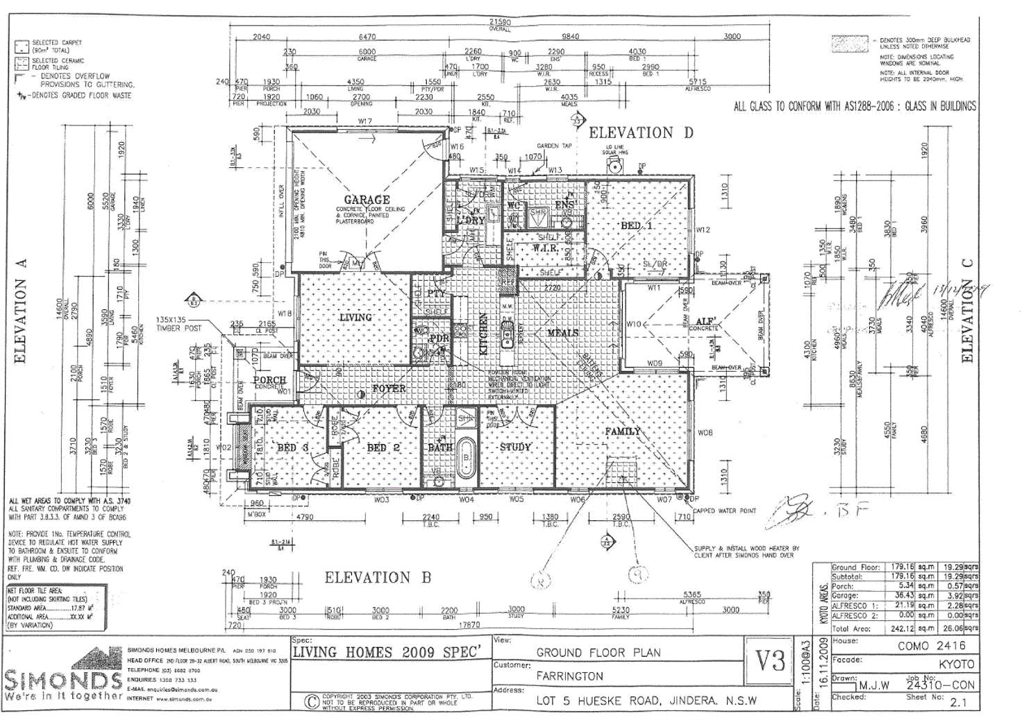 Floorplan of Homely house listing, 226 Hueske Road, Jindera NSW 2642