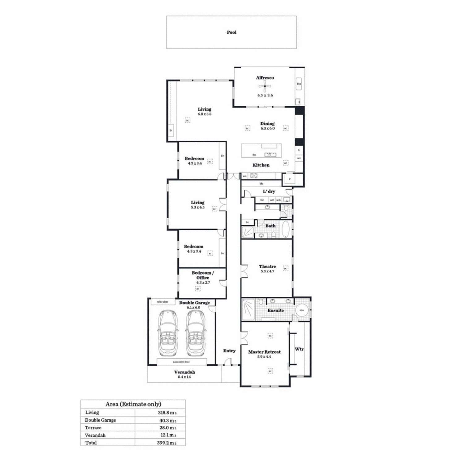 Floorplan of Homely house listing, 26 Charlbury Road, Medindie Gardens SA 5081