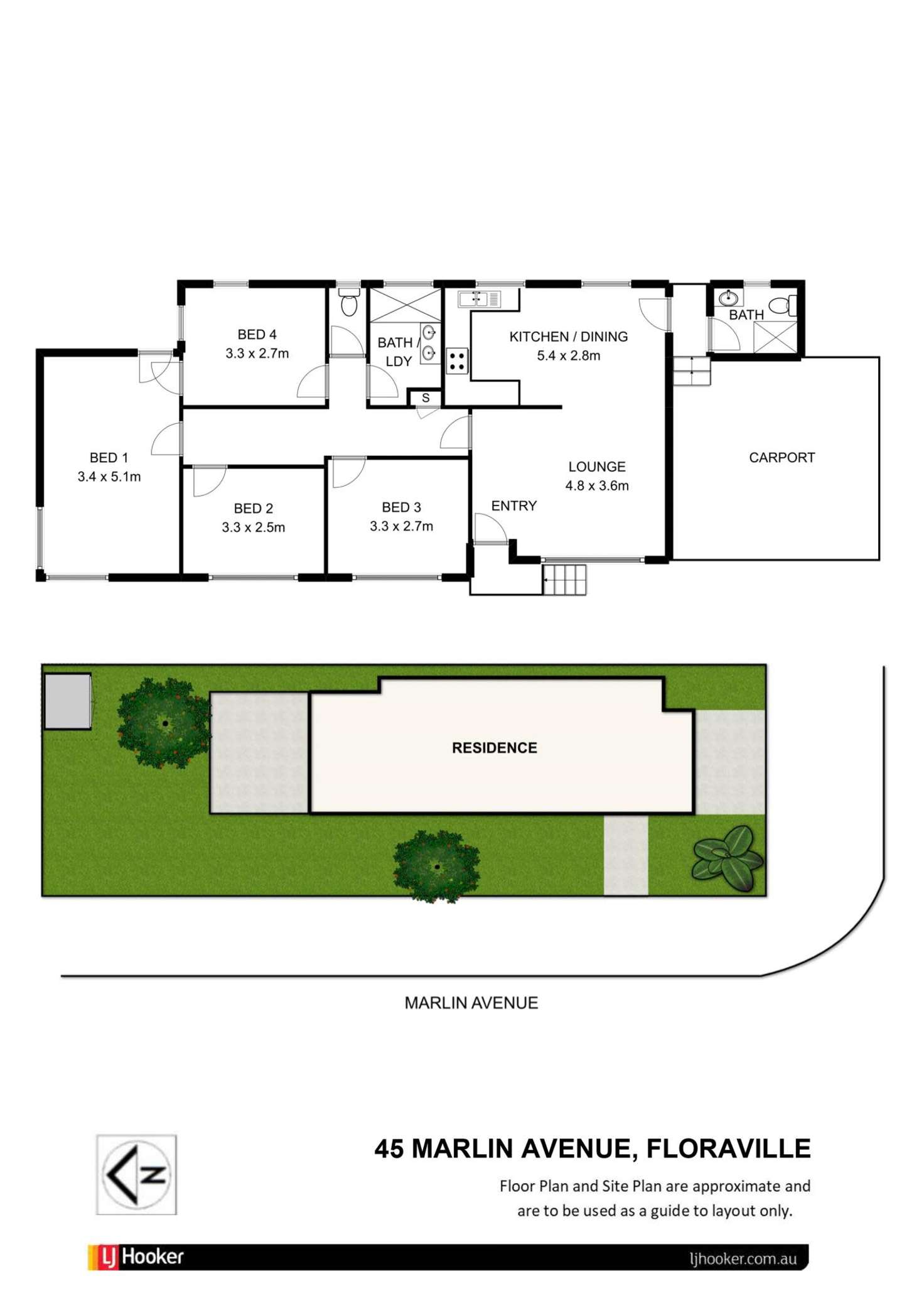 Floorplan of Homely house listing, 45 Marlin Avenue, Floraville NSW 2280