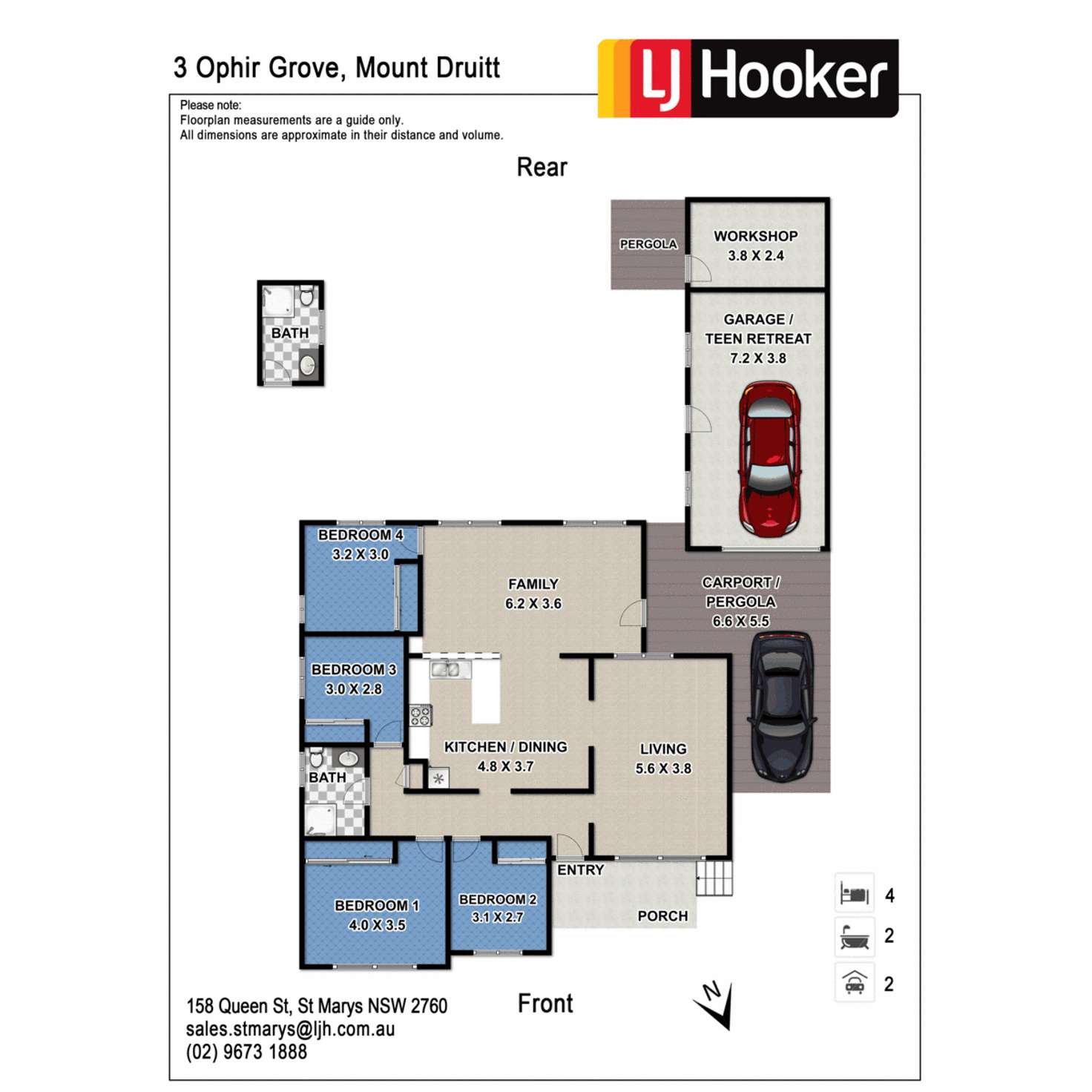 Floorplan of Homely house listing, 3 Ophir Grove, Mount Druitt NSW 2770