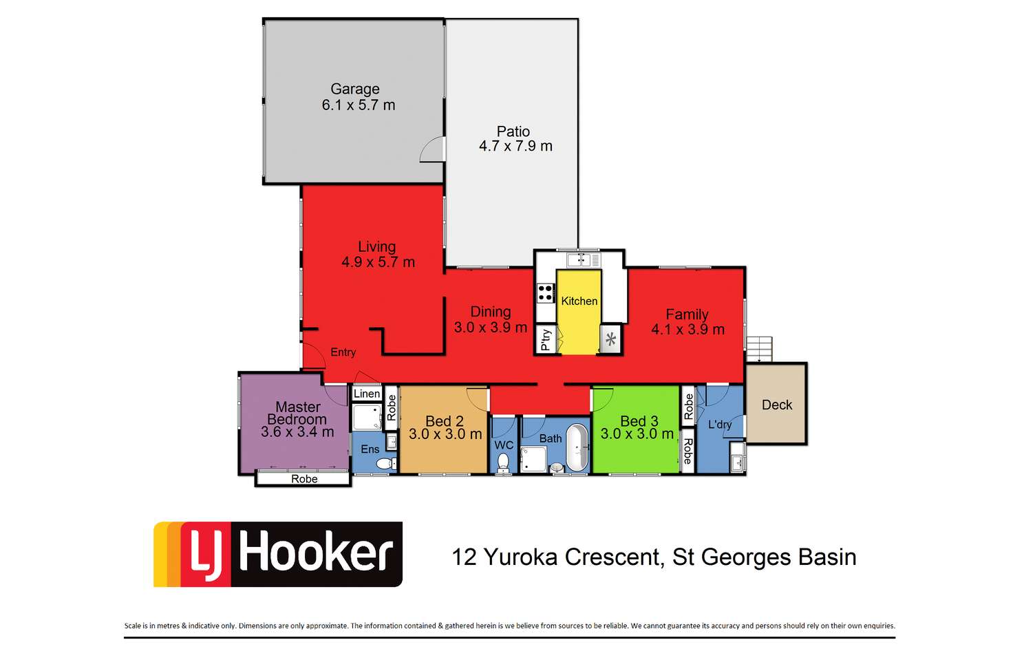 Floorplan of Homely house listing, 12 Yuroka Crescent, St Georges Basin NSW 2540