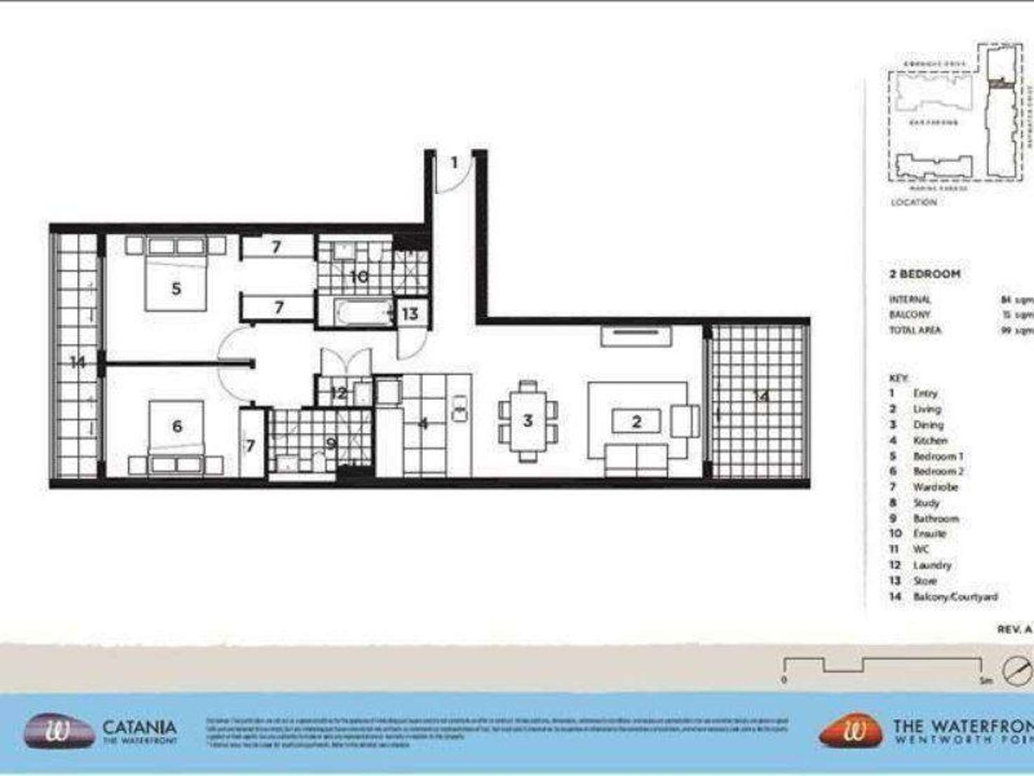 Floorplan of Homely unit listing, 805/16 Baywater Drive, Wentworth Point NSW 2127