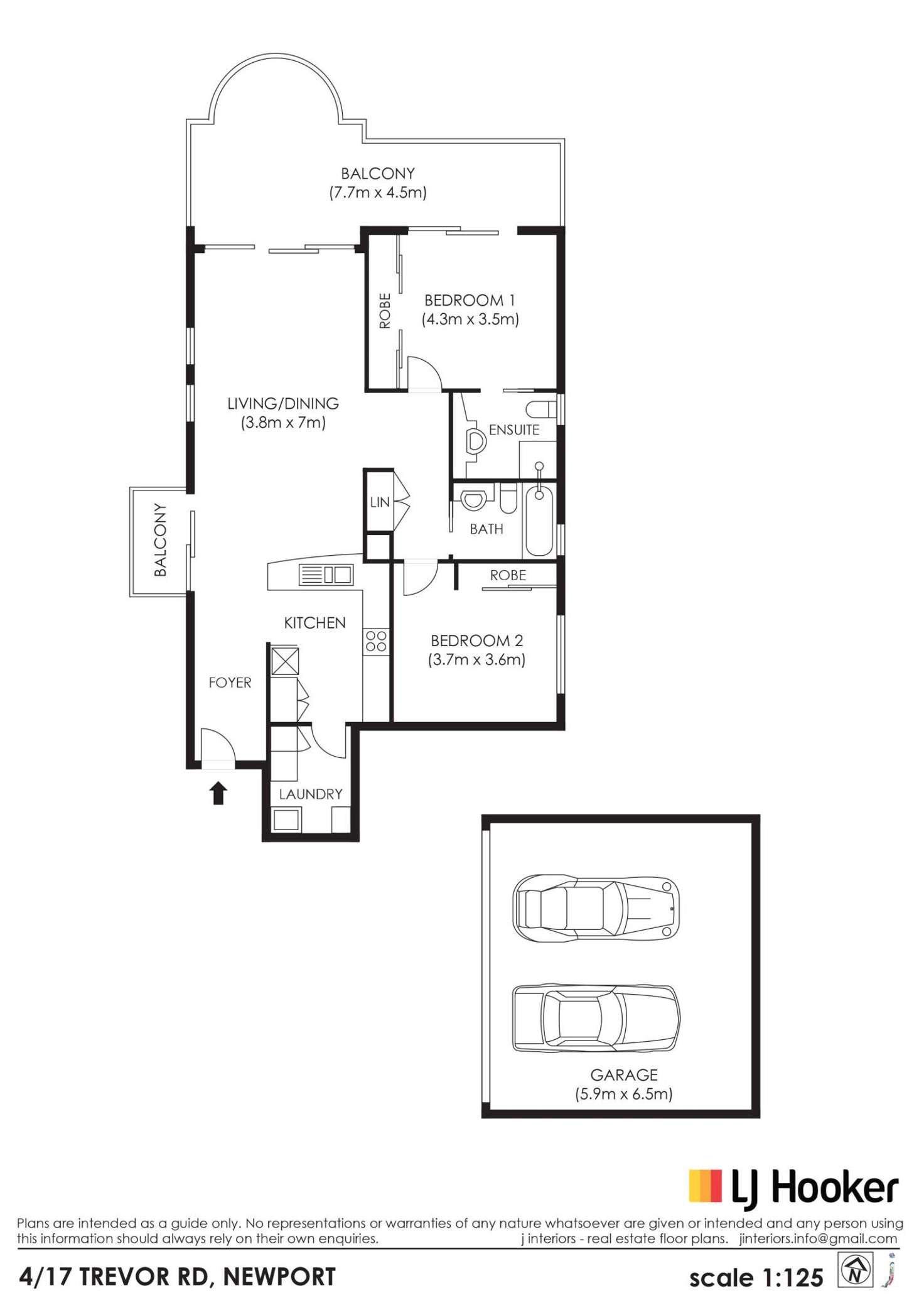 Floorplan of Homely apartment listing, 4/17 Trevor Road, Newport NSW 2106