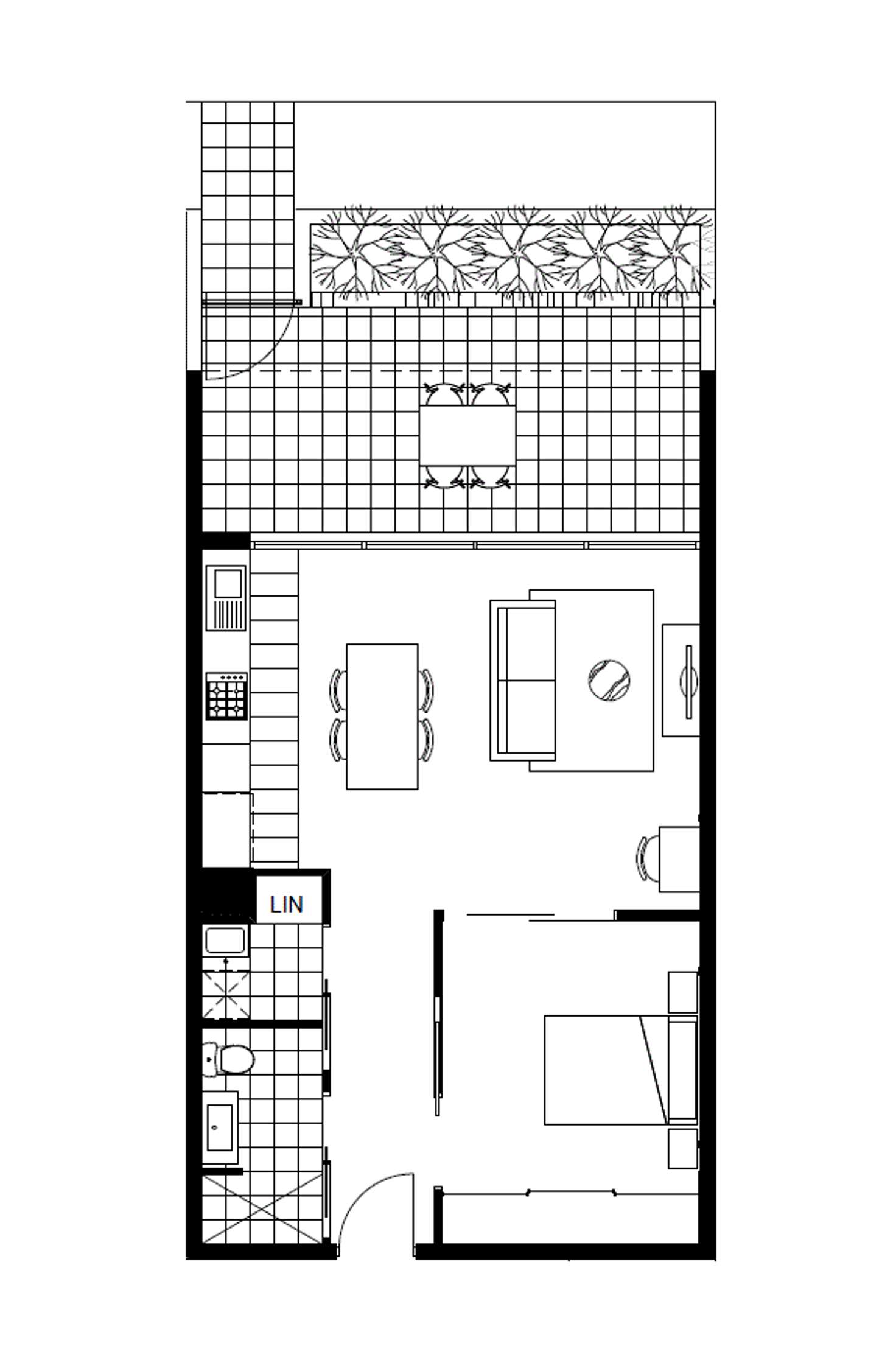 Floorplan of Homely apartment listing, 005/11 Ernest Street, Belmont NSW 2280