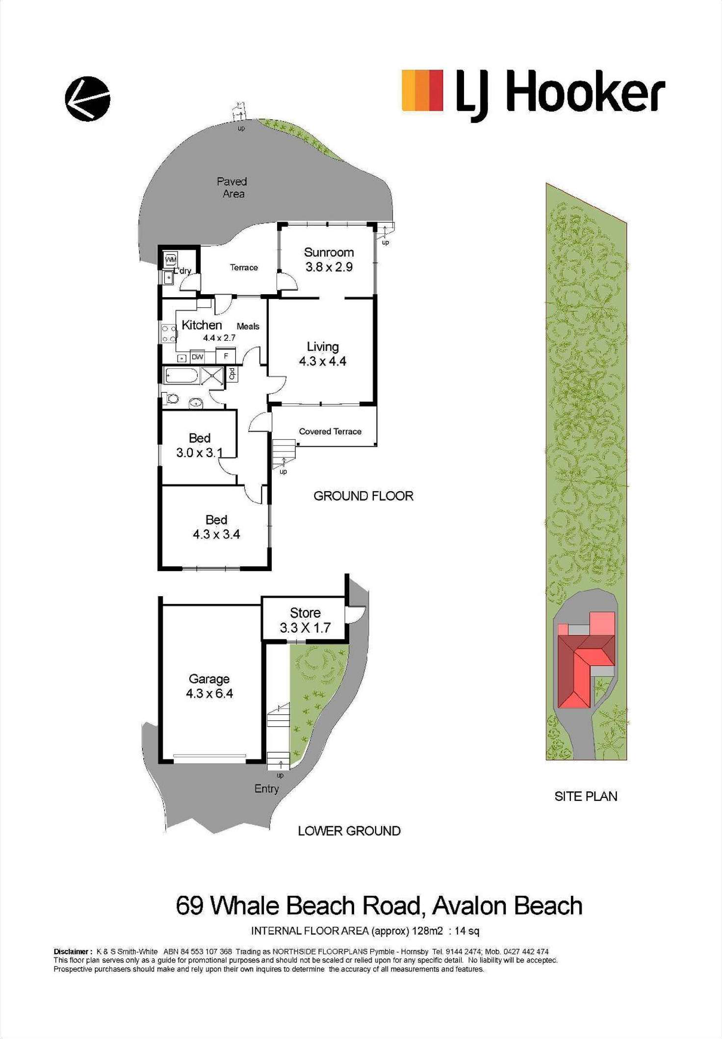 Floorplan of Homely house listing, 69 Whale Beach Road, Avalon Beach NSW 2107