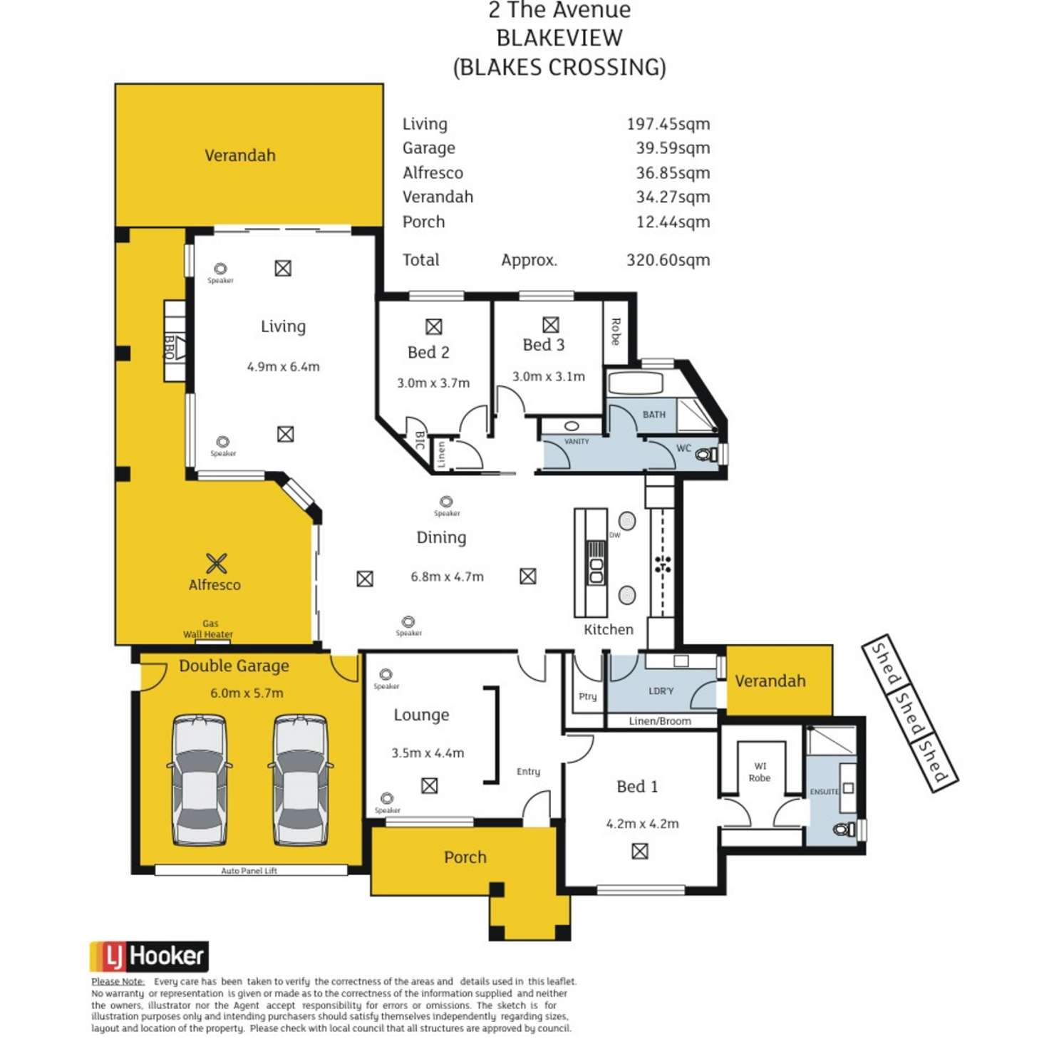 Floorplan of Homely house listing, 2 The Avenue, Blakeview SA 5114