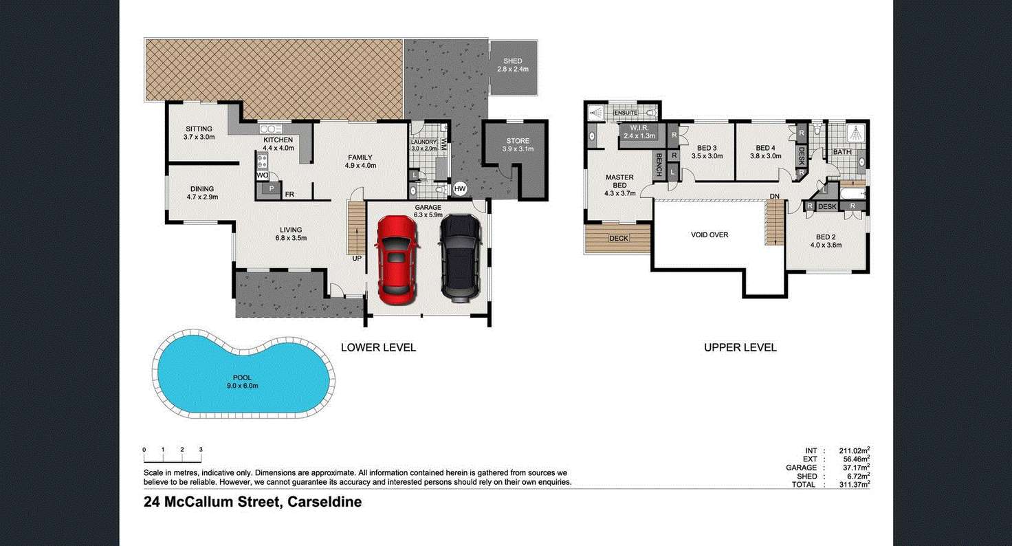 Floorplan of Homely house listing, 24 McCallum Street, Carseldine QLD 4034