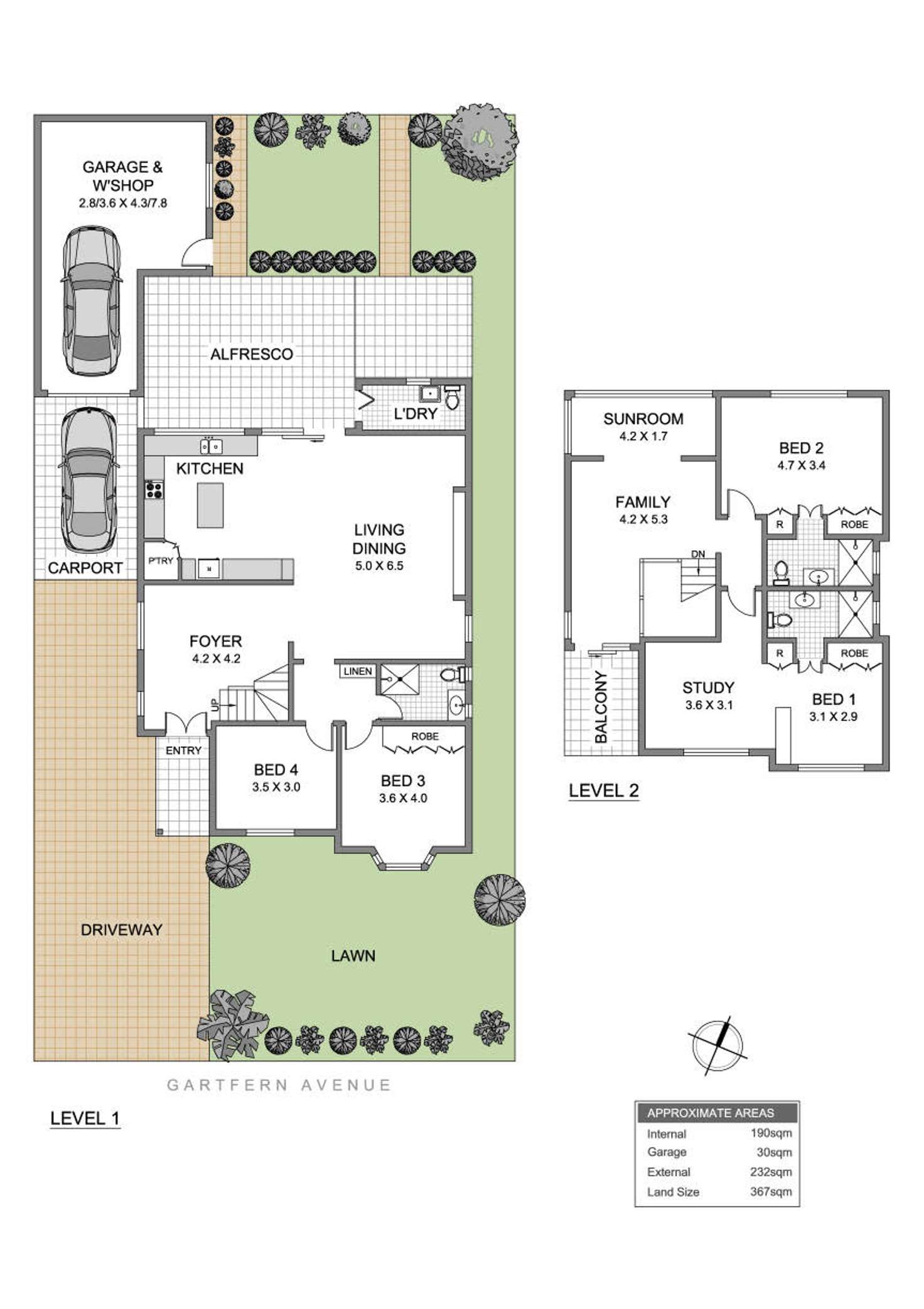 Floorplan of Homely house listing, 18 Gartfern Avenue, Wareemba NSW 2046