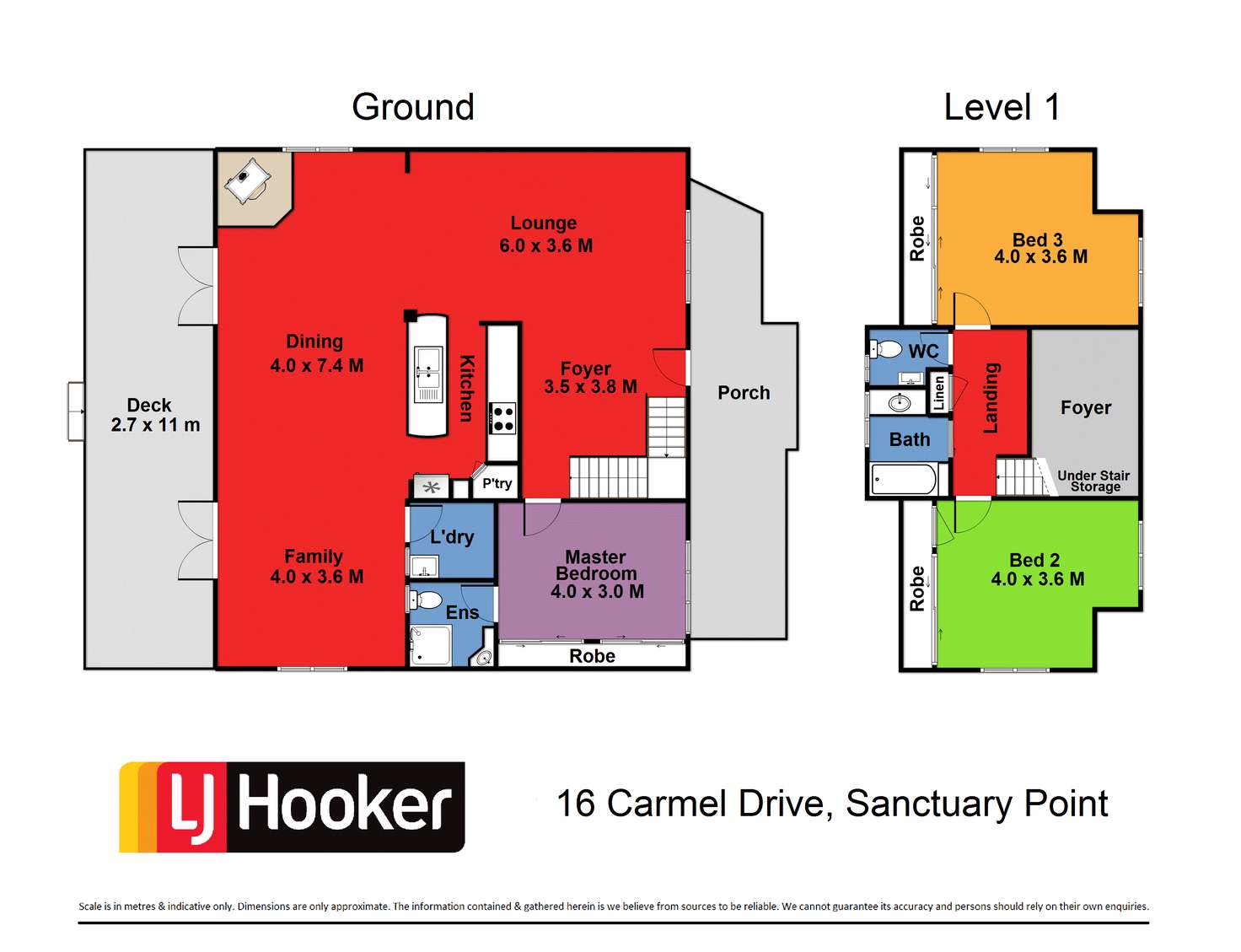 Floorplan of Homely house listing, 16 Carmel Drive, Sanctuary Point NSW 2540