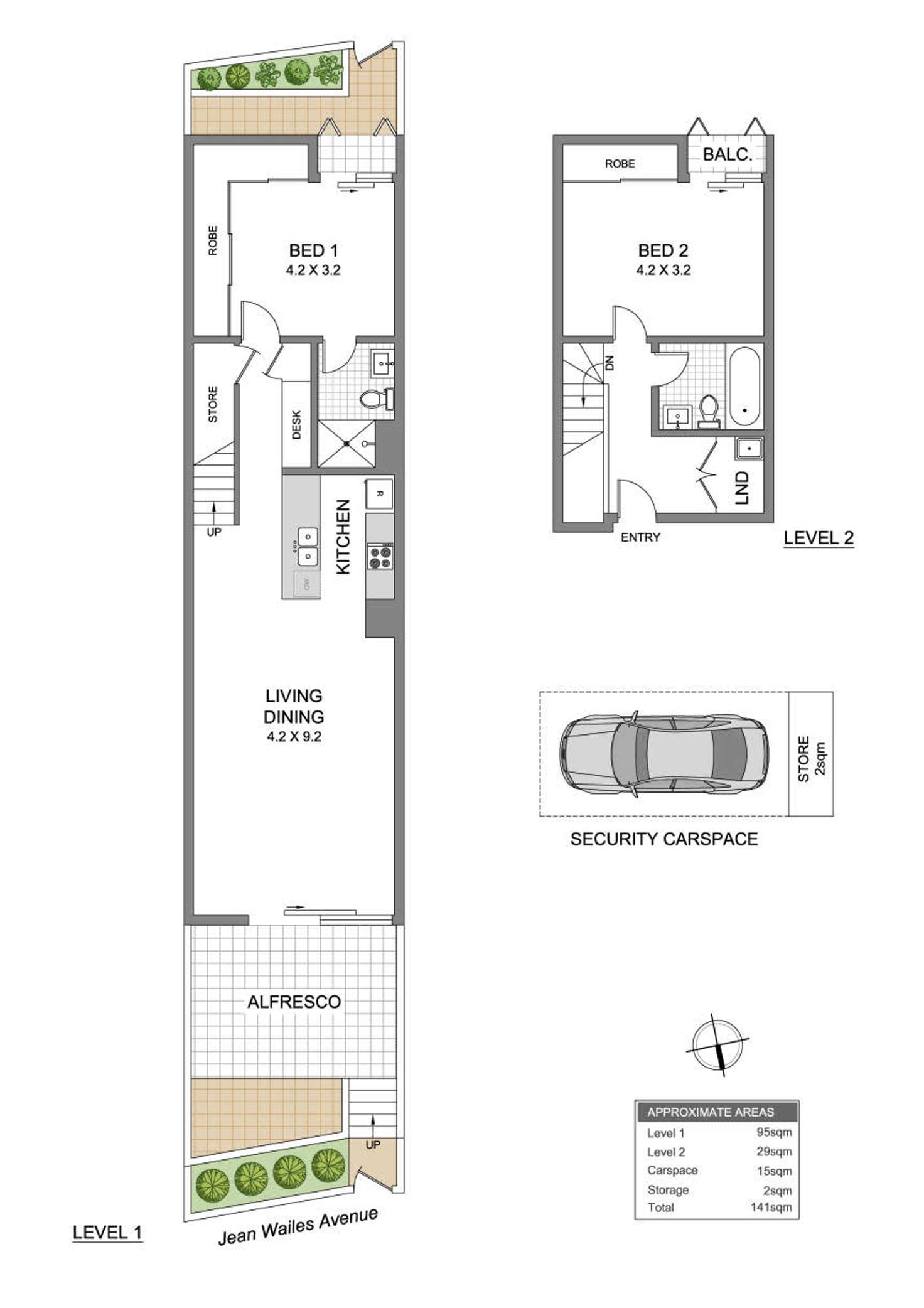 Floorplan of Homely apartment listing, 206/3 Jean Wailes Avenue, Rhodes NSW 2138