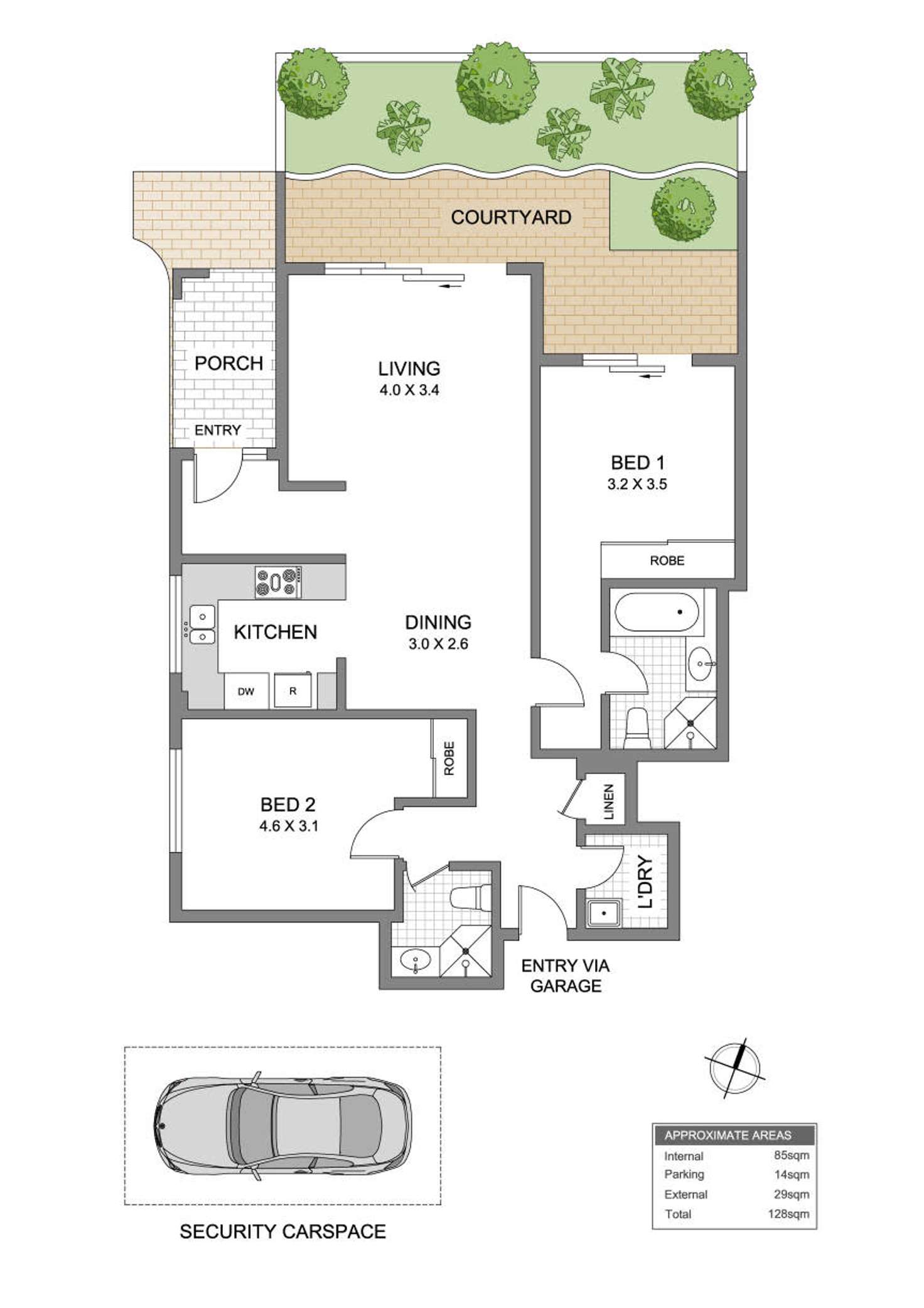 Floorplan of Homely apartment listing, 2i/19-21 George Street, North Strathfield NSW 2137