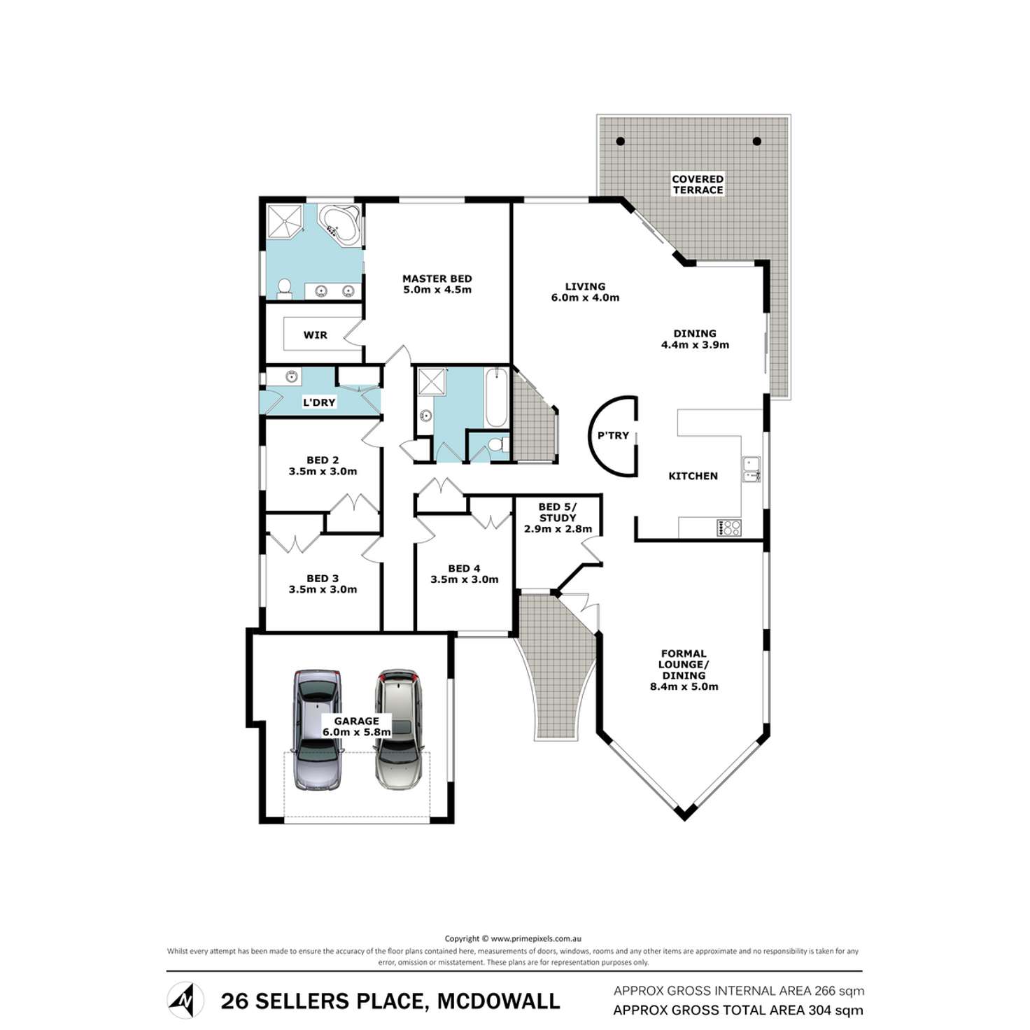 Floorplan of Homely house listing, 26 Sellers Place, Mcdowall QLD 4053