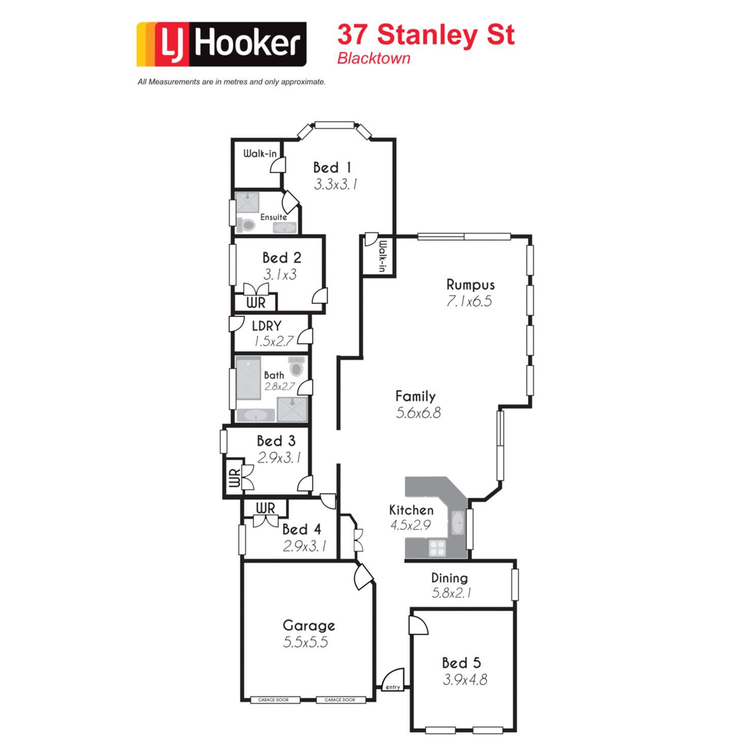 Floorplan of Homely house listing, 37 Stanley Street, Blacktown NSW 2148