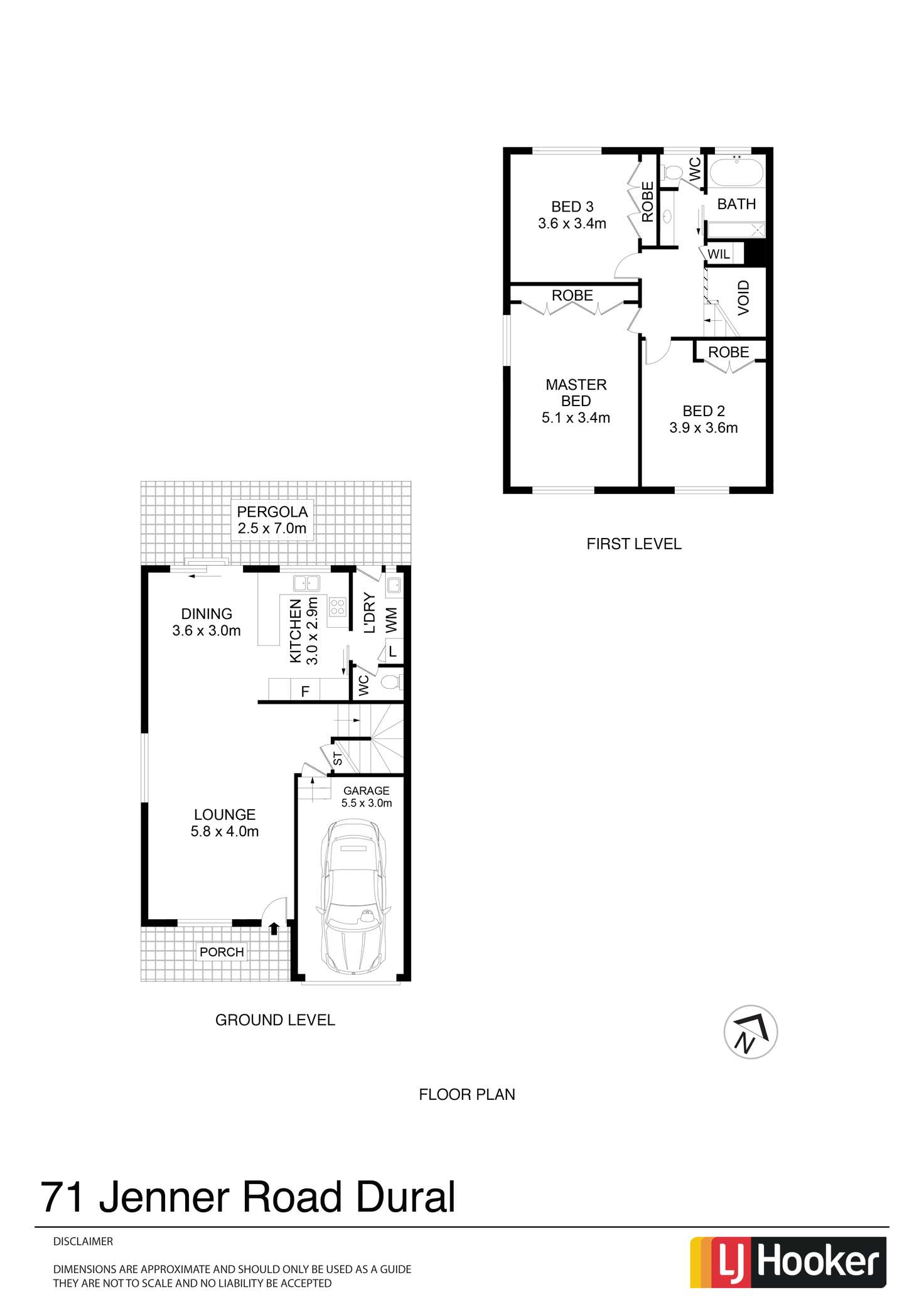 Floorplan of Homely house listing, 71 Jenner Road, Dural NSW 2158