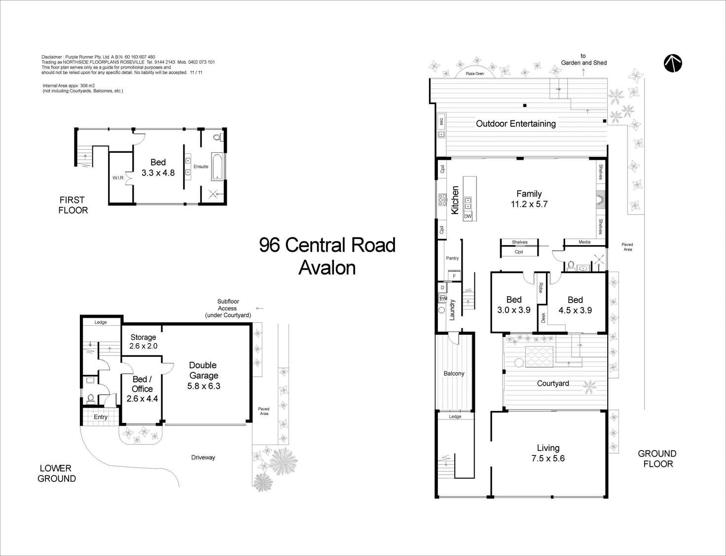 Floorplan of Homely house listing, 96 Central Road, Avalon Beach NSW 2107