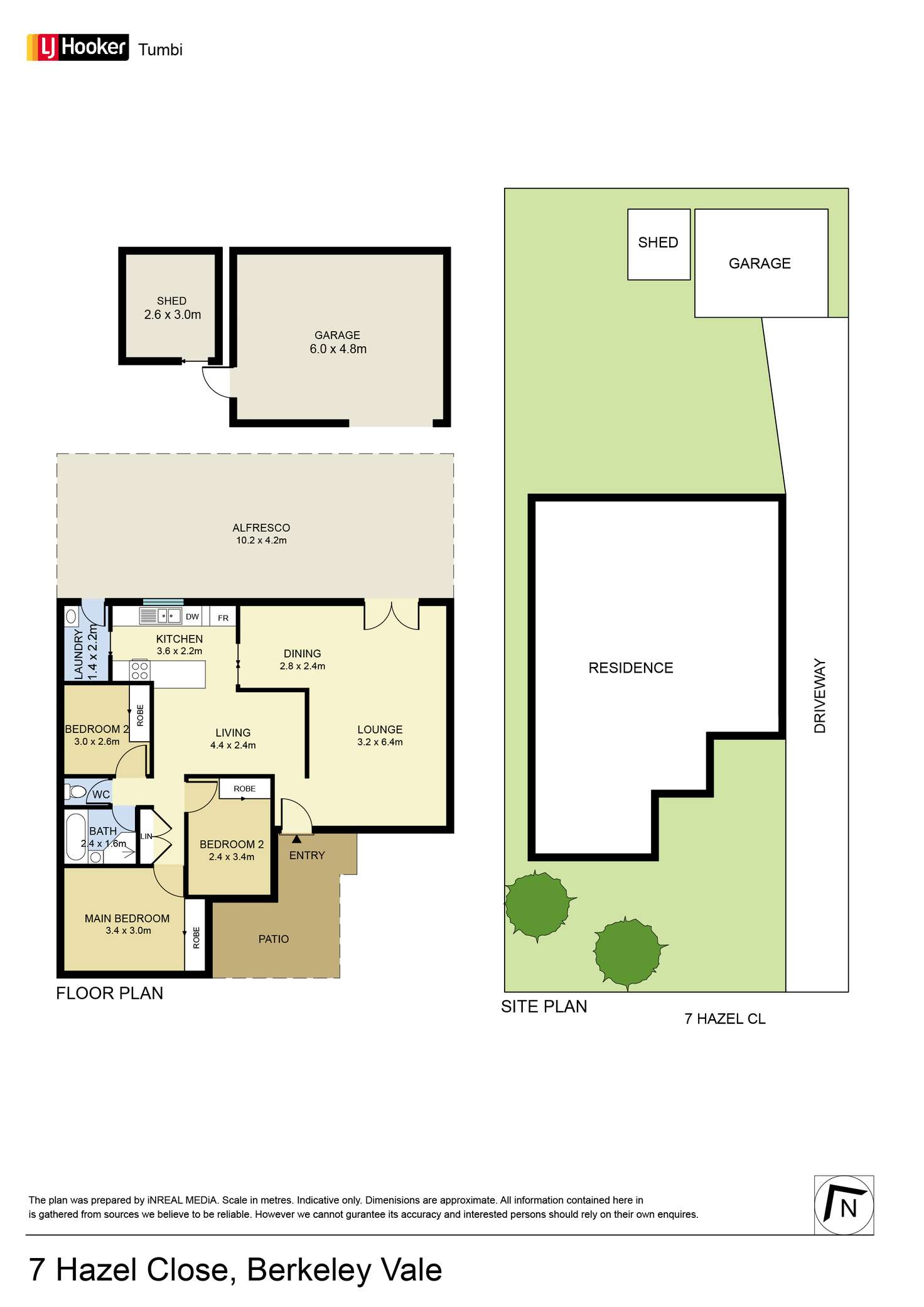 Floorplan of Homely house listing, 7 Hazel Close, Berkeley Vale NSW 2261