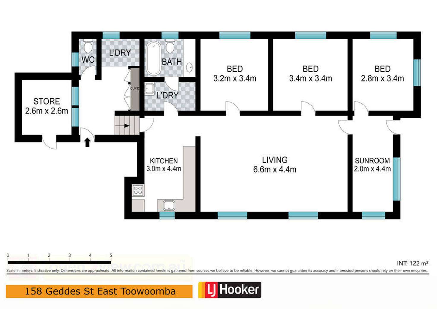 Floorplan of Homely house listing, 158 Geddes Street, East Toowoomba QLD 4350