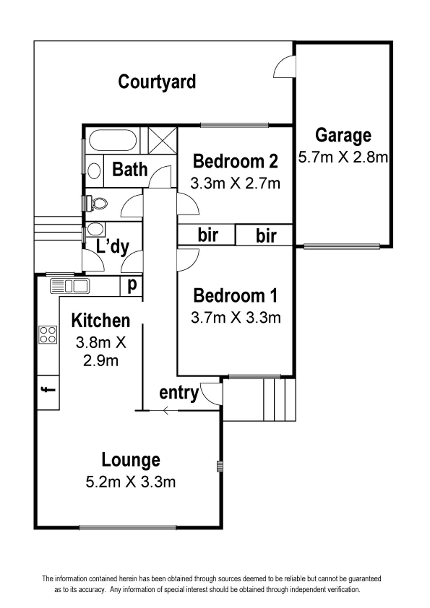 Floorplan of Homely villa listing, 4/85 Station Road, Glenroy VIC 3046