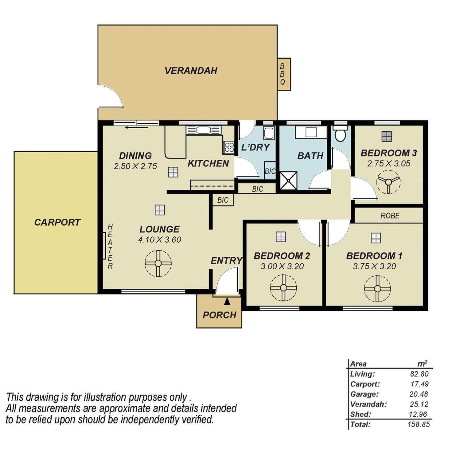 Floorplan of Homely house listing, 4 Kalimna Crescent, Paralowie SA 5108